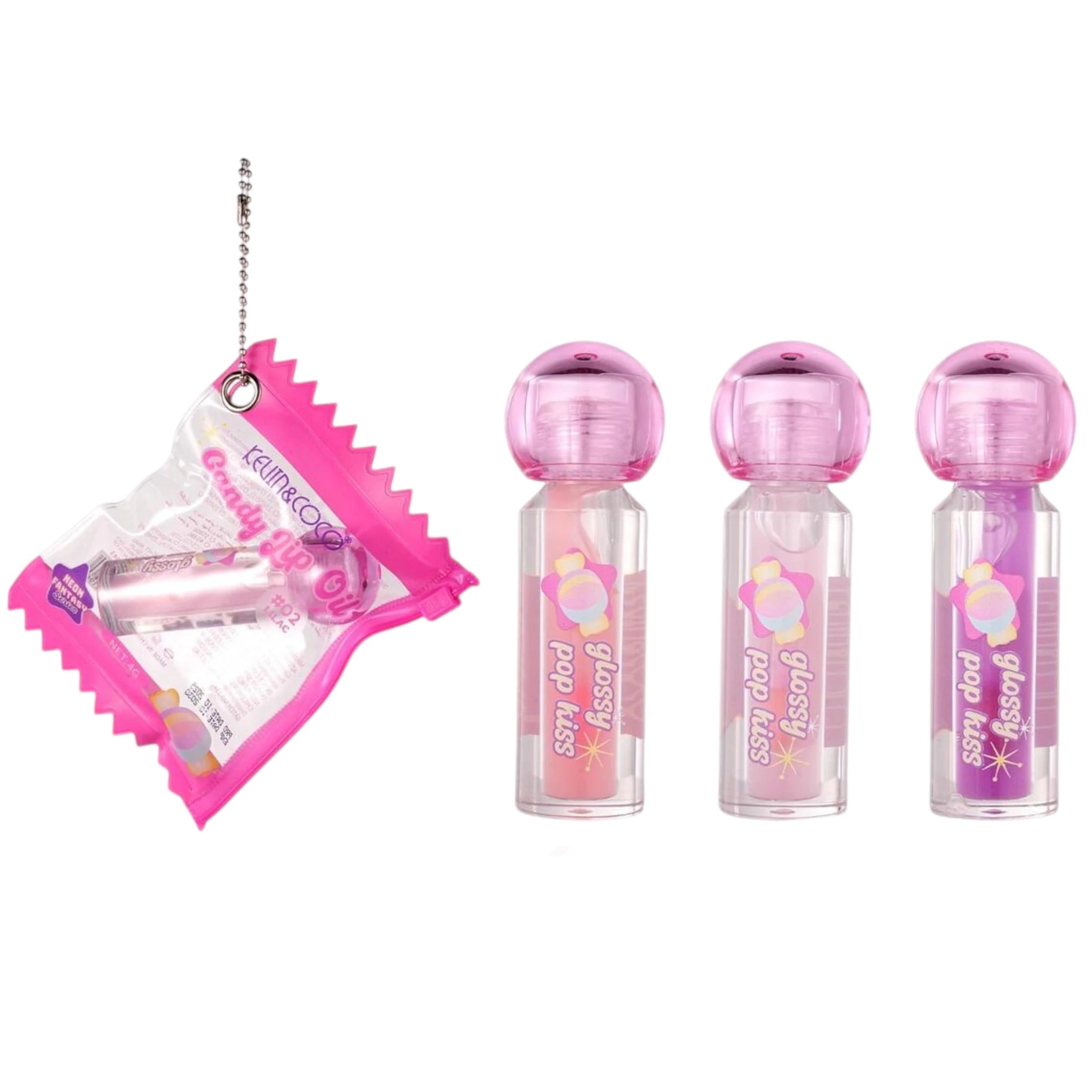 Aceite Labial Glossy Pop Kiss Ph Kevin & Coco | Cosméticos al por Mayor