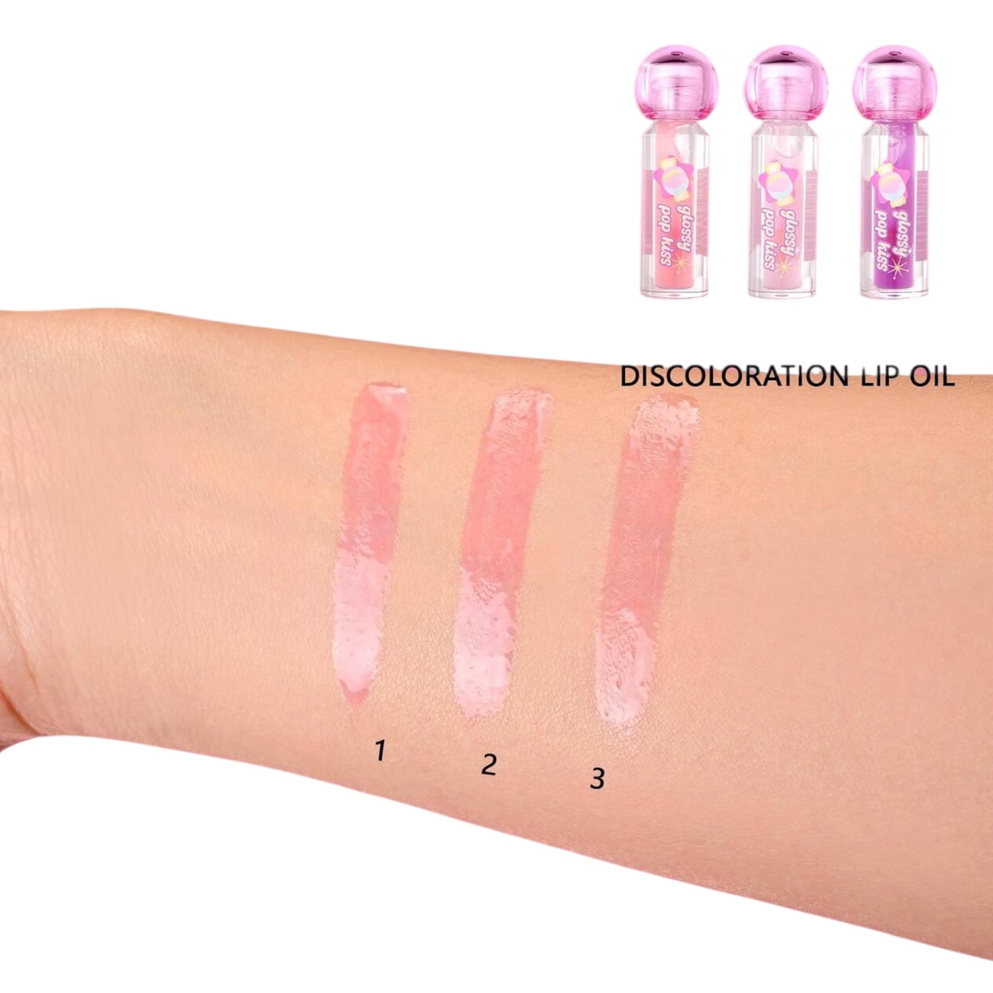 Aceite Labial Glossy Pop Kiss Ph Kevin & Coco | Cosméticos al por Mayor