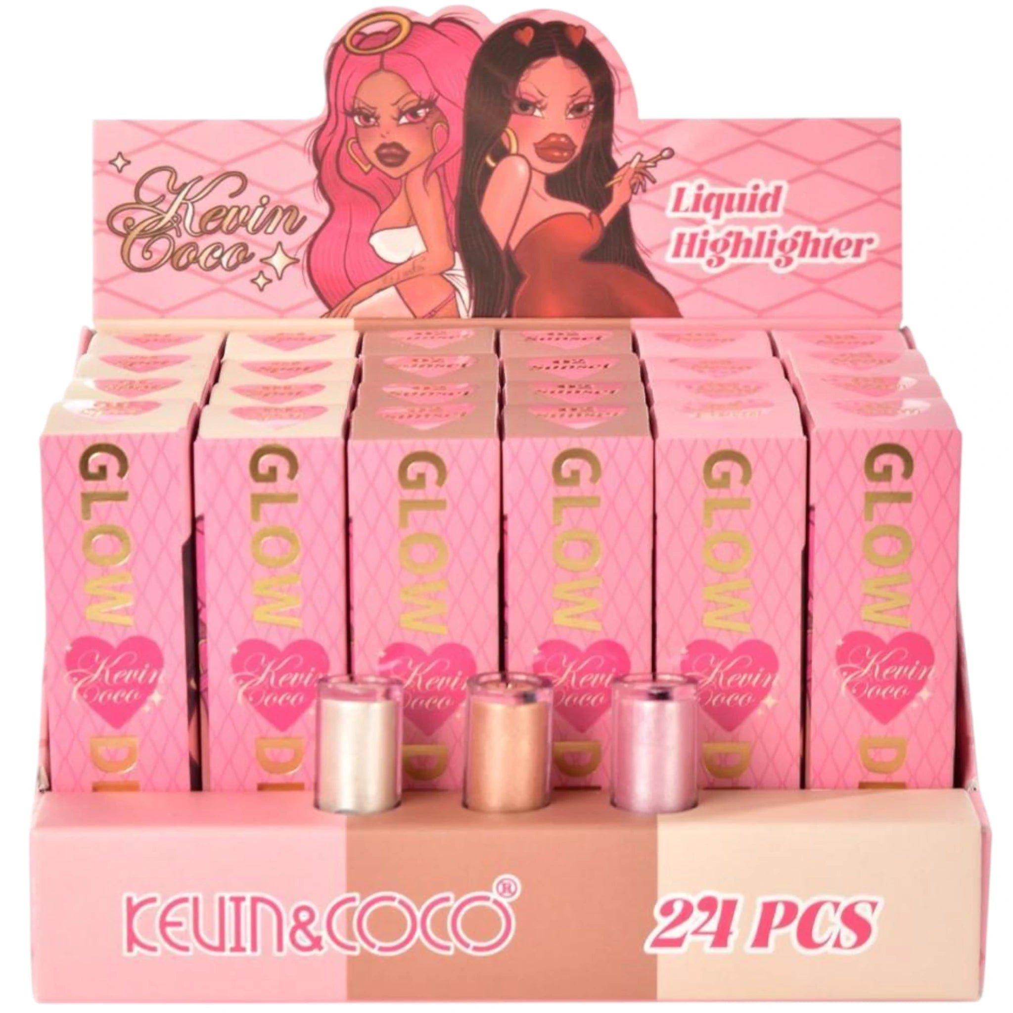 Iluminador Líquido Glow Drops Kevin & Coco | Cosméticos al por Mayor