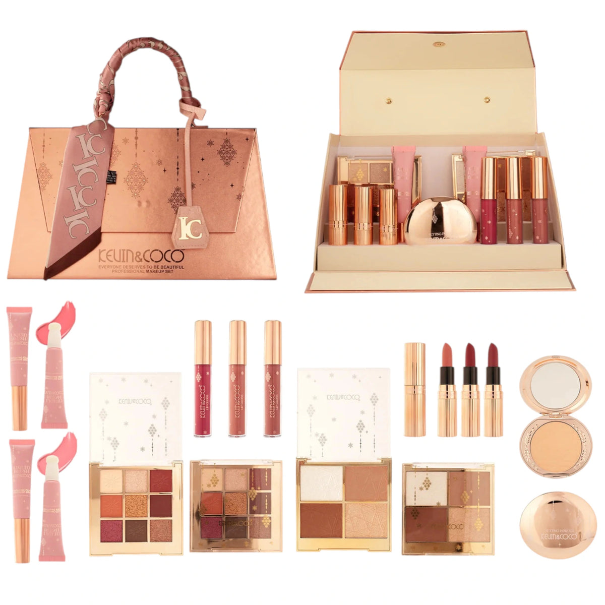 Set Maquillaje Bolsa de Viaje - Kevin & Coco | Cosméticos al por Mayor