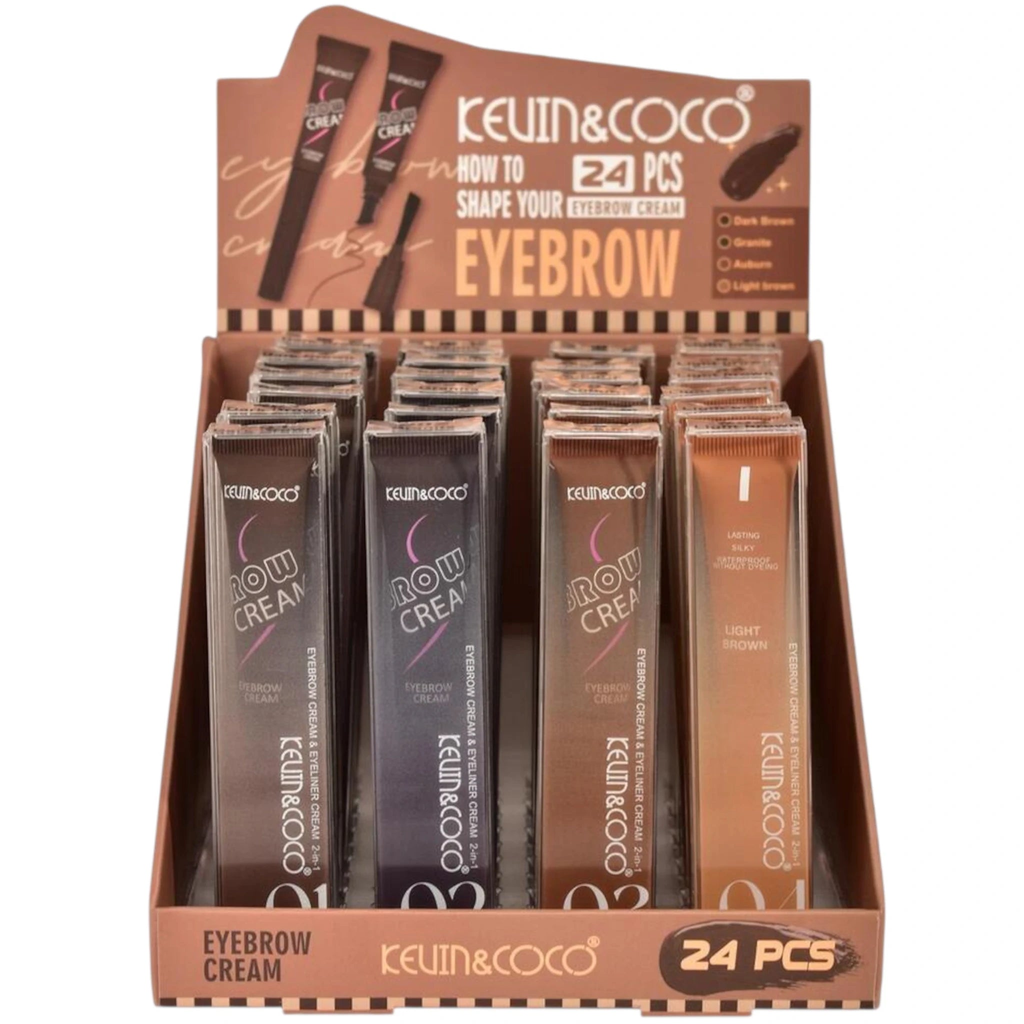 Crema Modeladora de Cejas - Kevin & Coco | Cosméticos al por Mayor