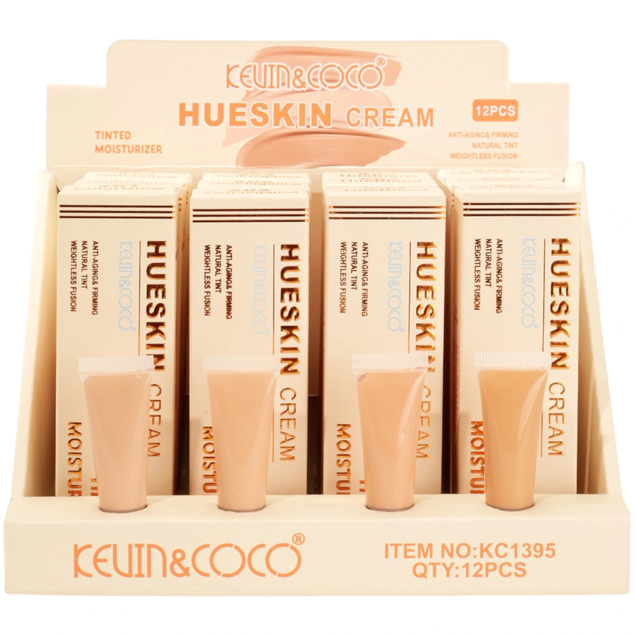 Crema BB Hidratante Hueskin Kevin & Coco | Cosméticos al por Mayor