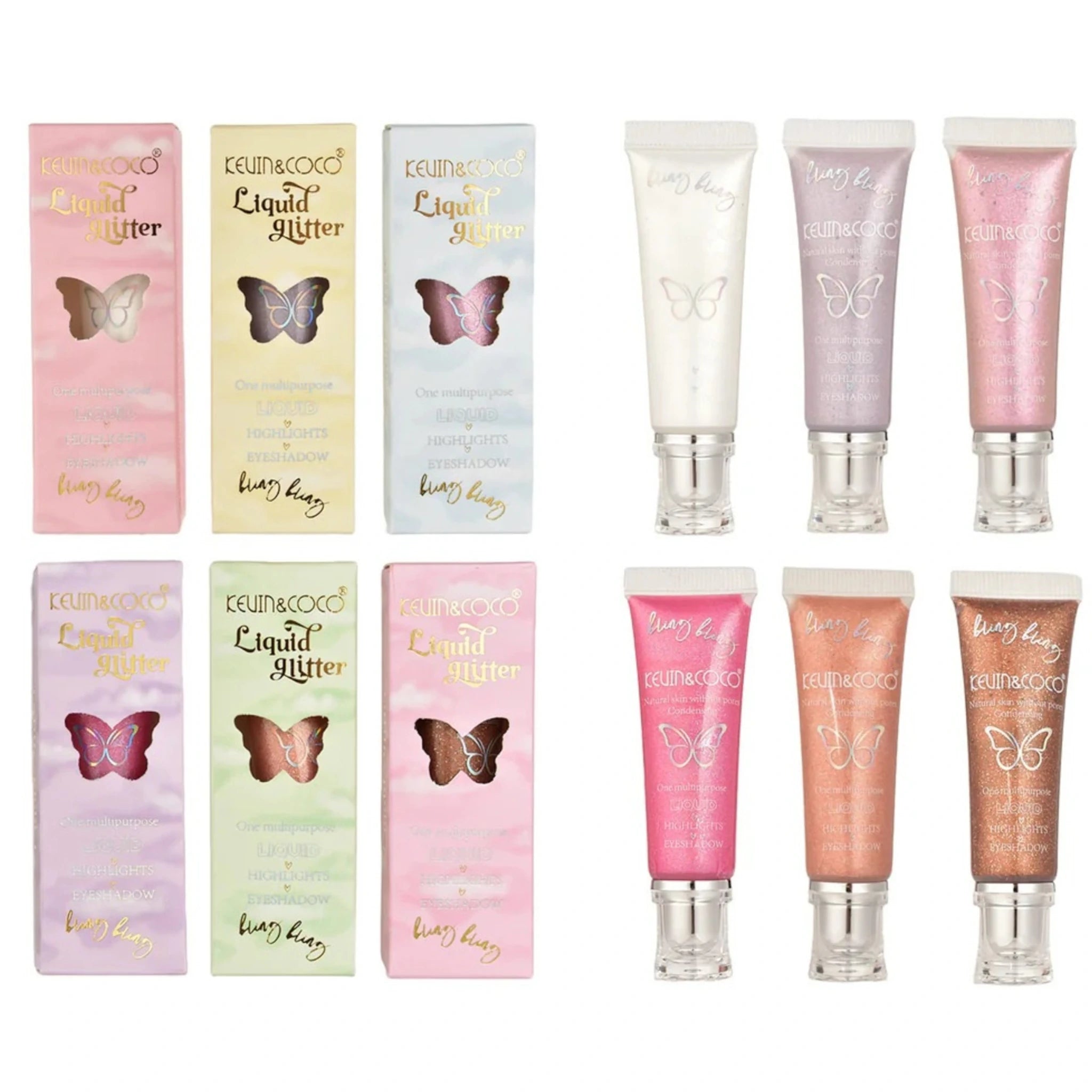 Glitter Líquido - Kevin & Coco | Cosméticos al por Mayor