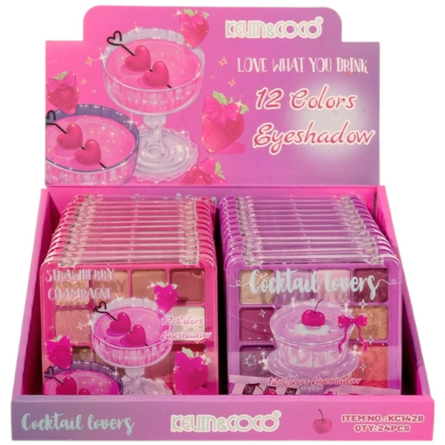 Paleta de Sombra Love What You Drink Kevin & Coco | Cosméticos al por Mayor