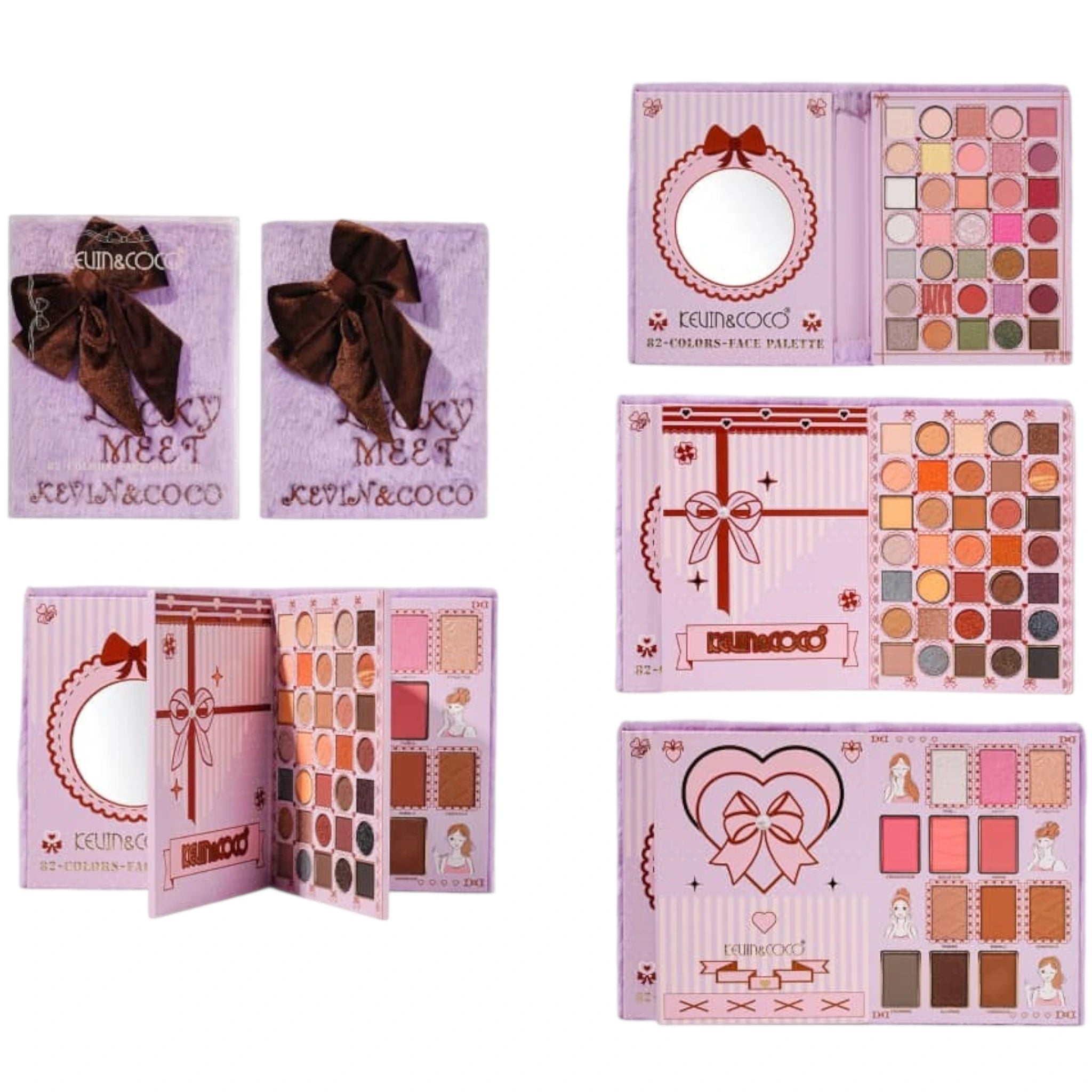 Paleta Lucky Meet 82 Colors Kevin & Coco | Cosméticos al por Mayor