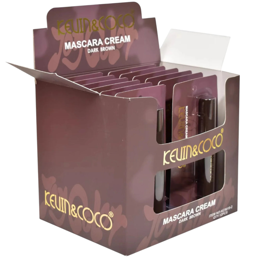 Máscara de Pestañas Marrón Oscuro Kevin & Coco | Cosméticos al por Mayor