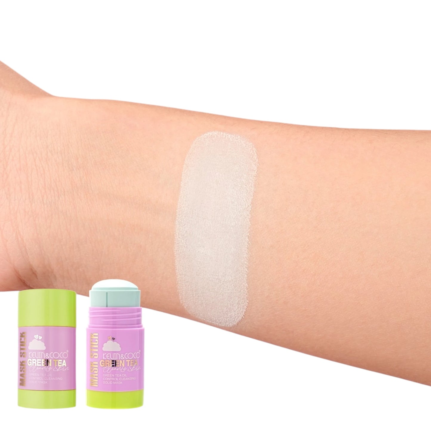 Mascarilla en Barra Té Verde Kevin & Coco | Cosméticos al por Mayor