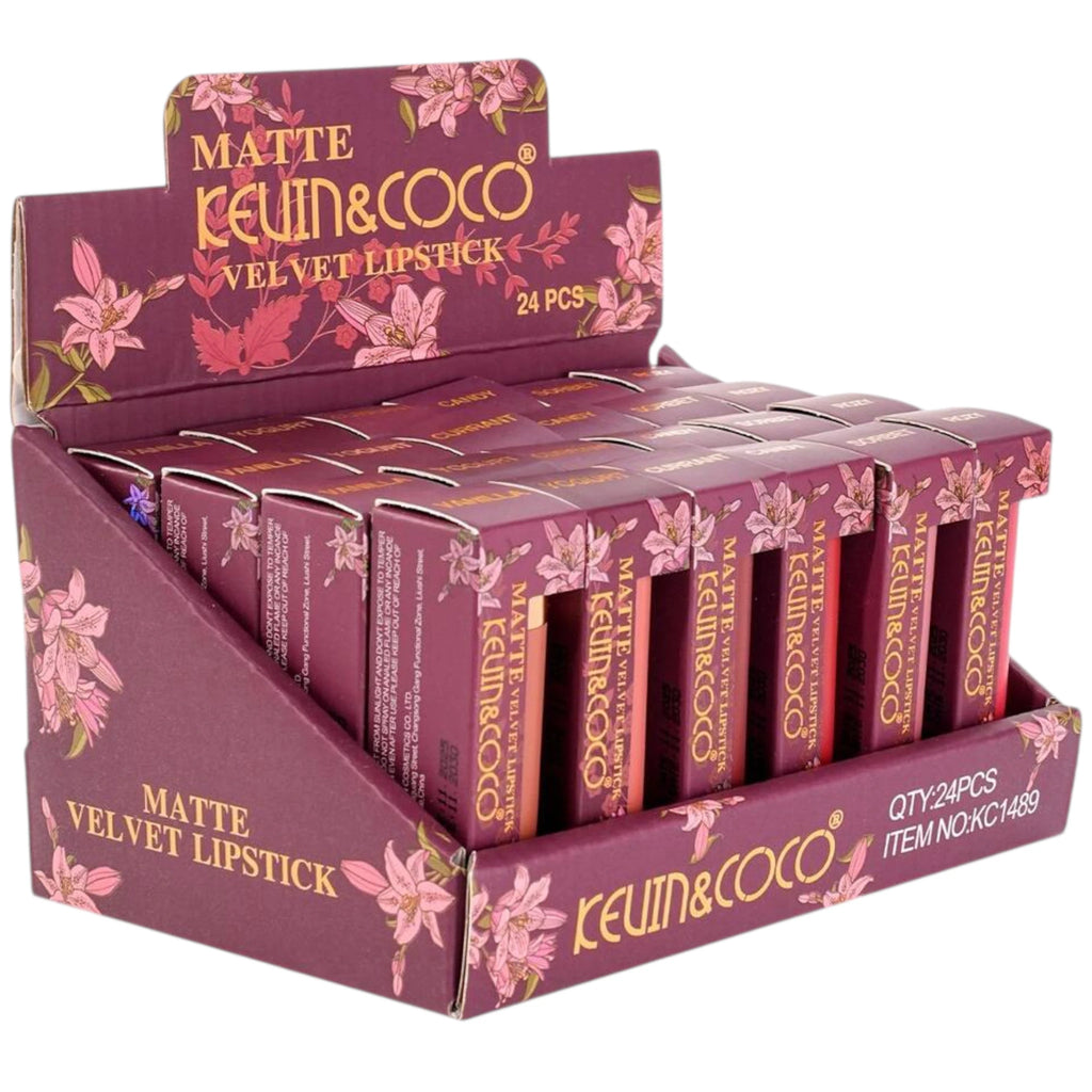 Lápiz labial Mate Velvet Kevin & Coco | Cosméticos al por Mayor