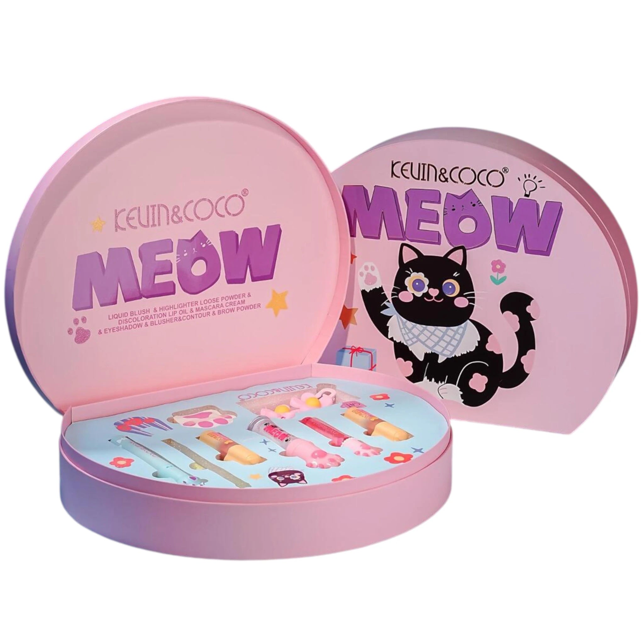 Set de Maquillaje Meow - Kevin & Coco | Cosméticos al por Mayor