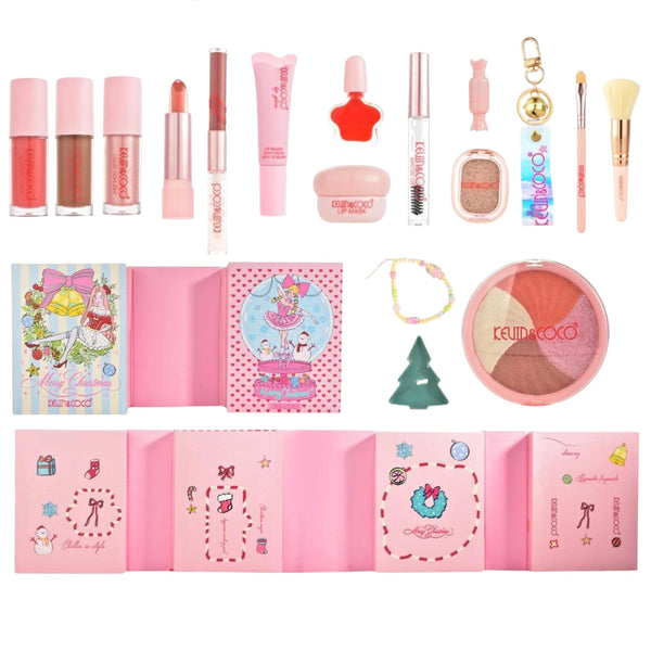 Caja Sorpresa de Maquillaje Feliz Navidad | Cosméticos al por Mayor