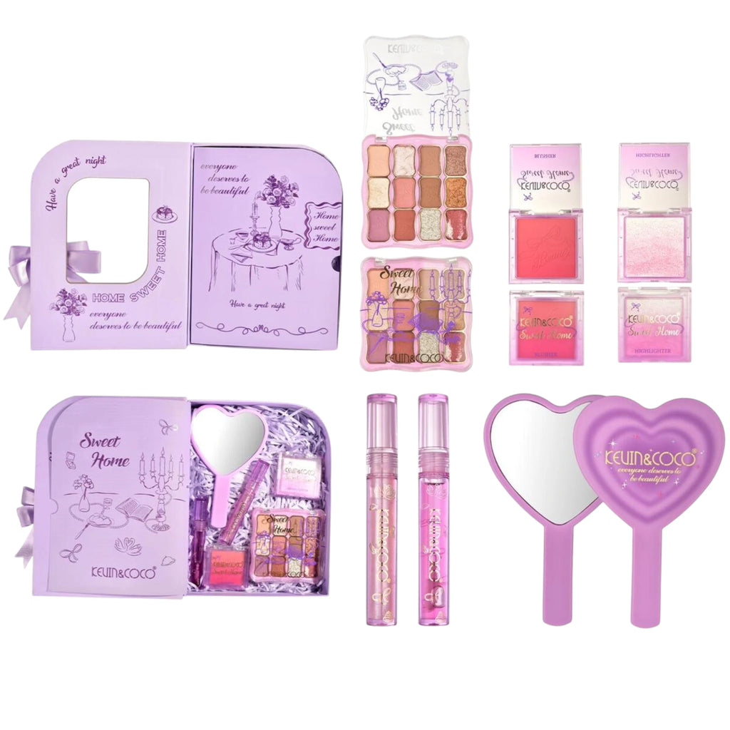 Kits Home Sweet Home Morado Kevin & Coco | Cosméticos al por Mayor