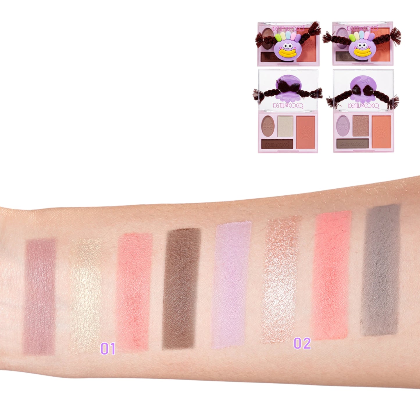 Sombras Rainbow Twisty Brai Kevin & Coco | Cosméticos al por Mayor