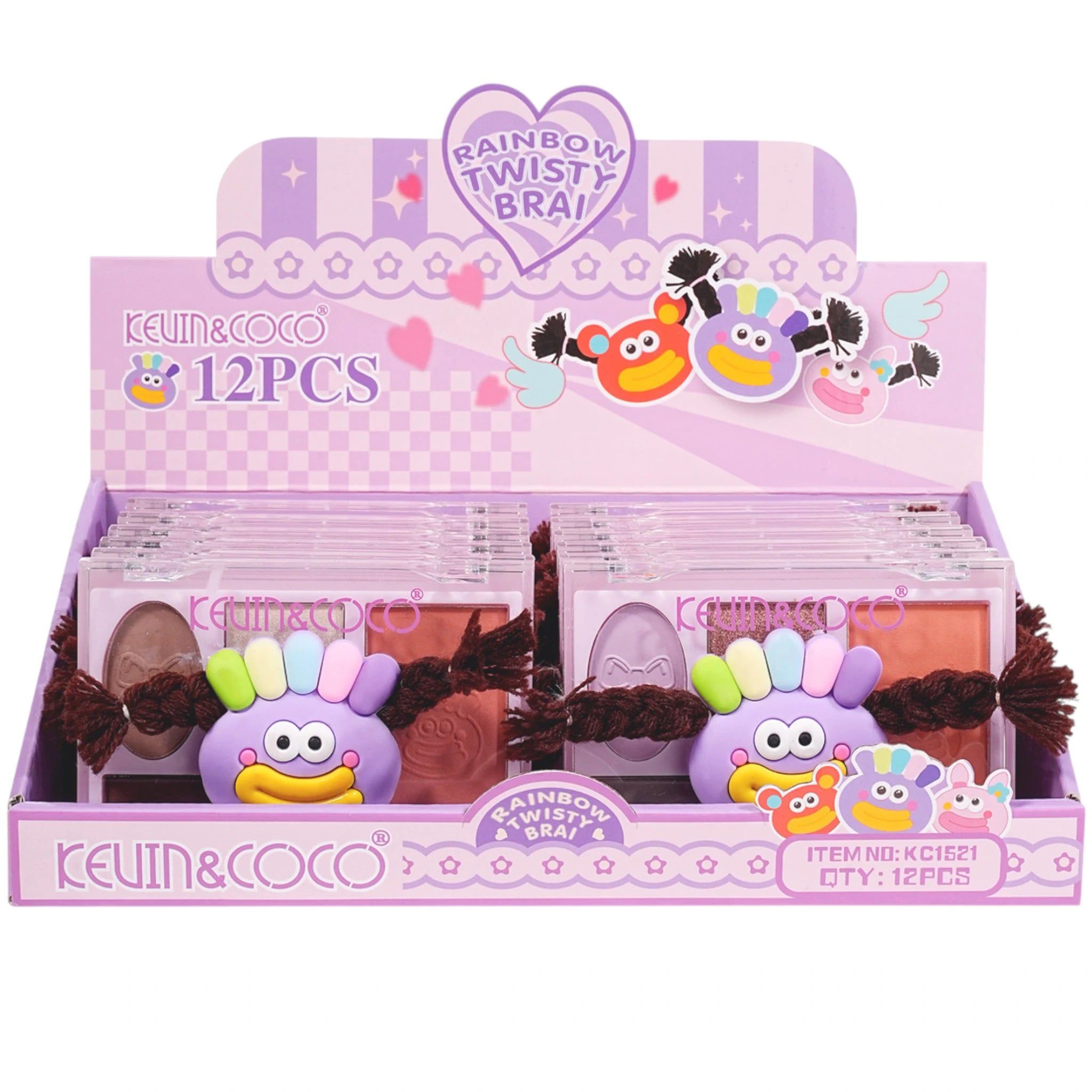 Sombras Rainbow Twisty Brai Kevin & Coco | Cosméticos al por Mayor