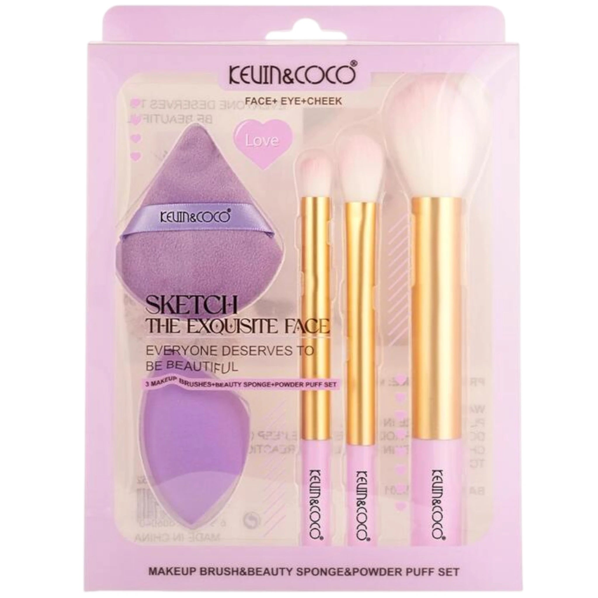 Set de Maquillaje Morado - Kevin & Coco | Cosméticos al por Mayor