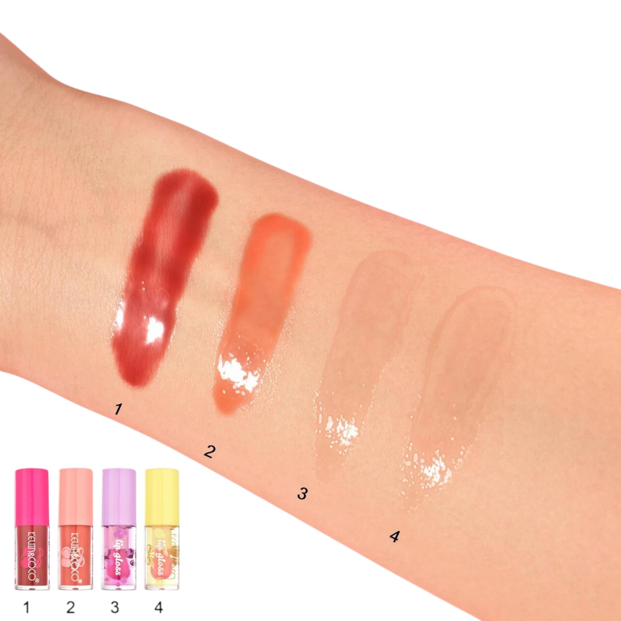 Sets de Brillo Labial Soda - Kevin & Coco | Cosméticos al por Mayor