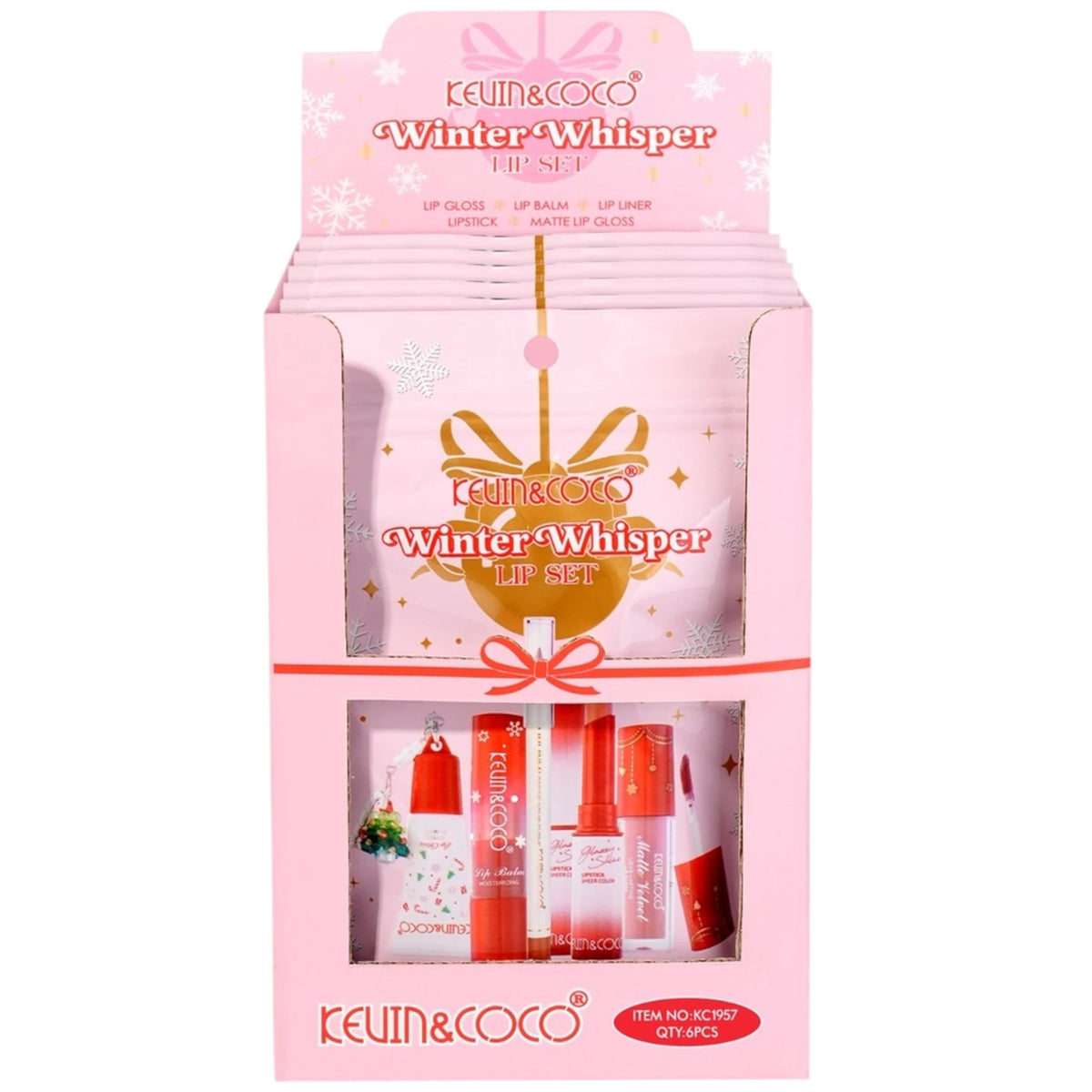 Set de Labiales Winter Whisper Kevin & Coco | Cosméticos al por Mayor