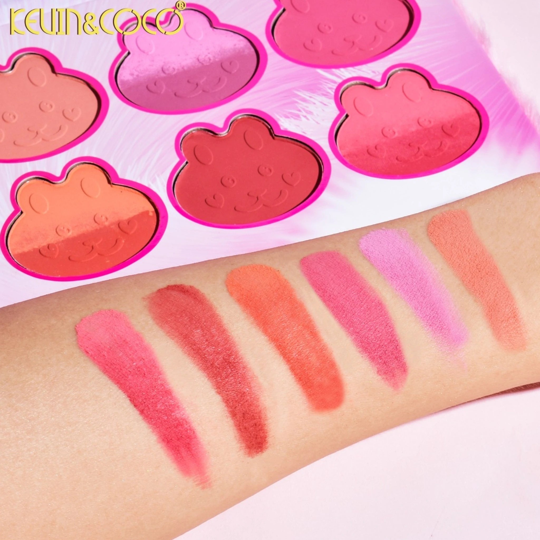 Paleta de Rubor Kevin & Coco | Cosméticos al por Mayor