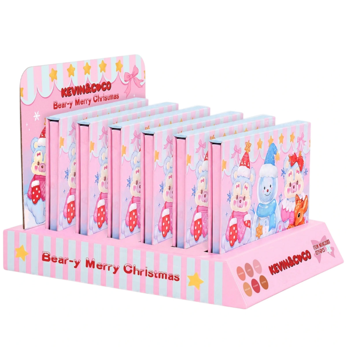 Paleta de Rubor Feliz Navidad - Kevin & Coco | Cosméticos al por Mayor