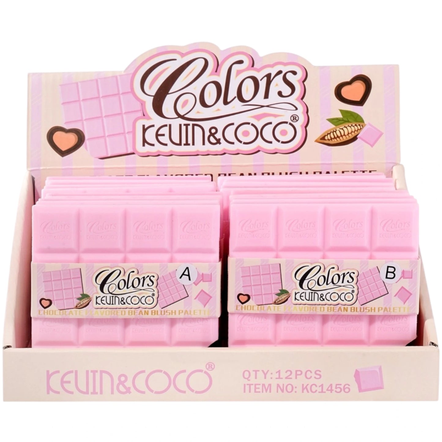 Paleta de Rubor Chocolate - Kevin & Coco | Cosméticos al por Mayor