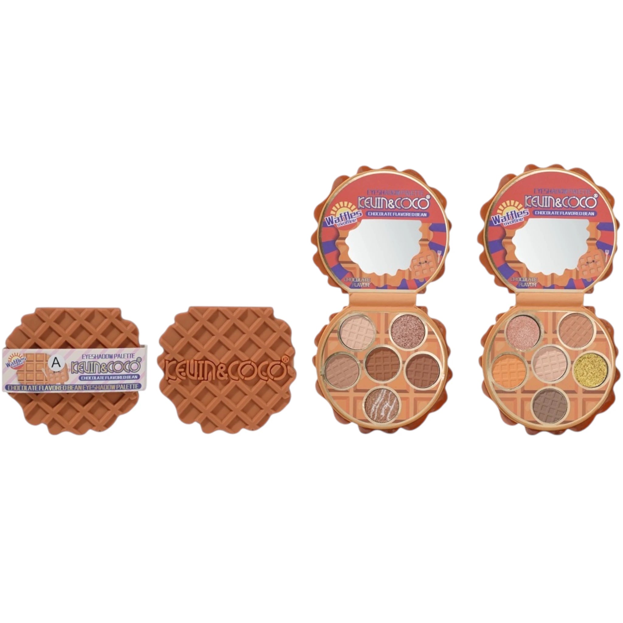 Paleta de Sombras Chocolate - Kevin & Coco | Cosméticos al por Mayor