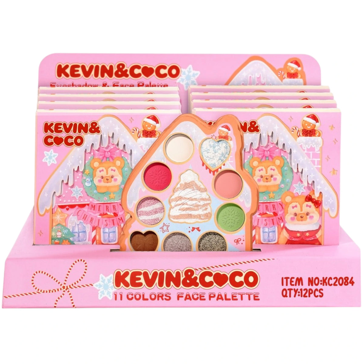 Paleta de Sombras y Maquillaje Kevin & Coco | Cosméticos al por Mayor
