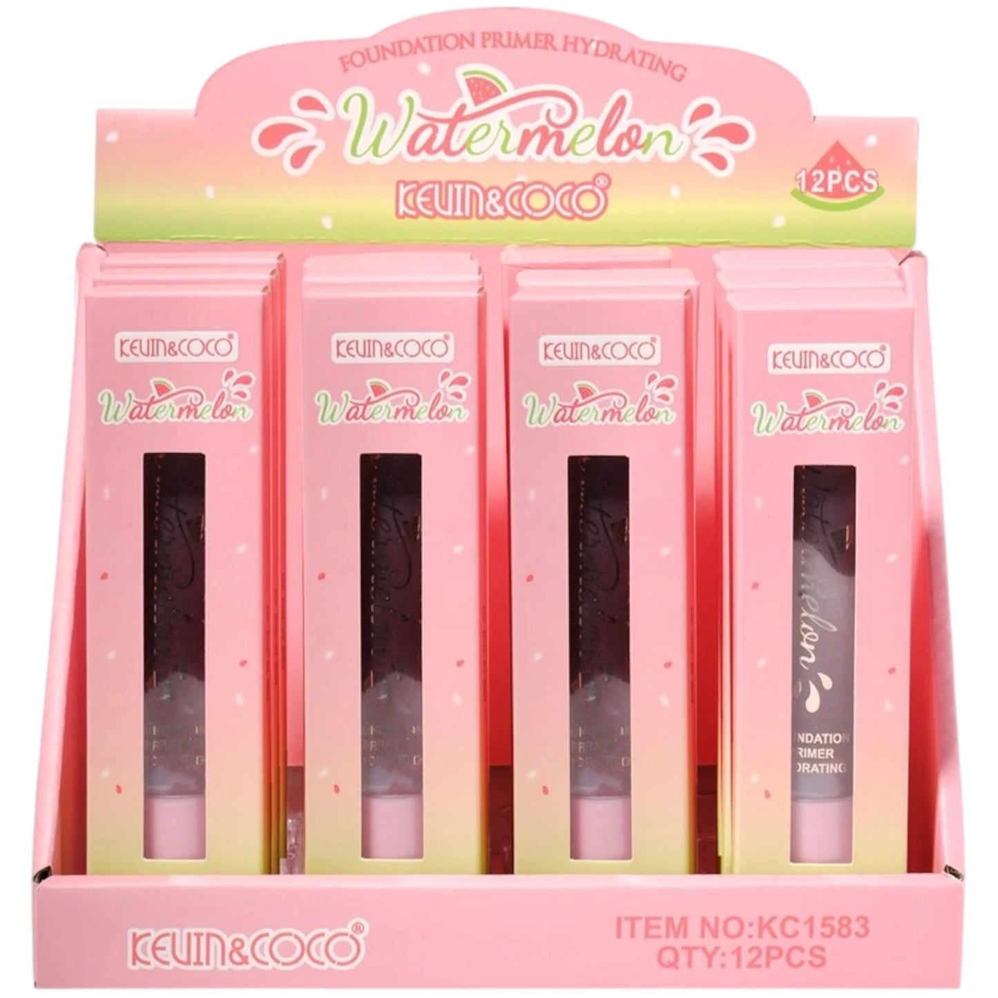 Base y Primer Hidratante Sandía Kevin & Coco | Cosméticos al por Mayor