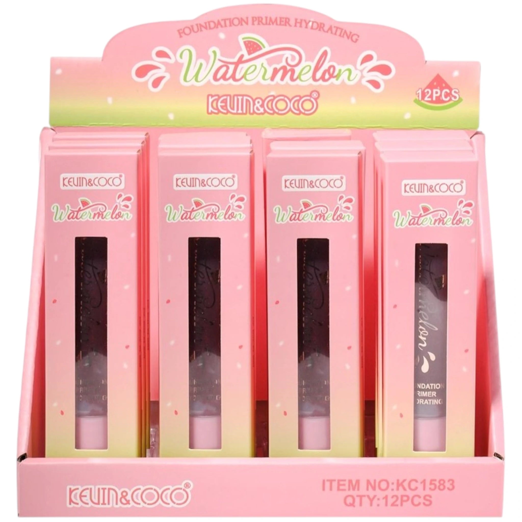 Base y Primer Hidratante Sandía Kevin & Coco | Cosméticos al por Mayor