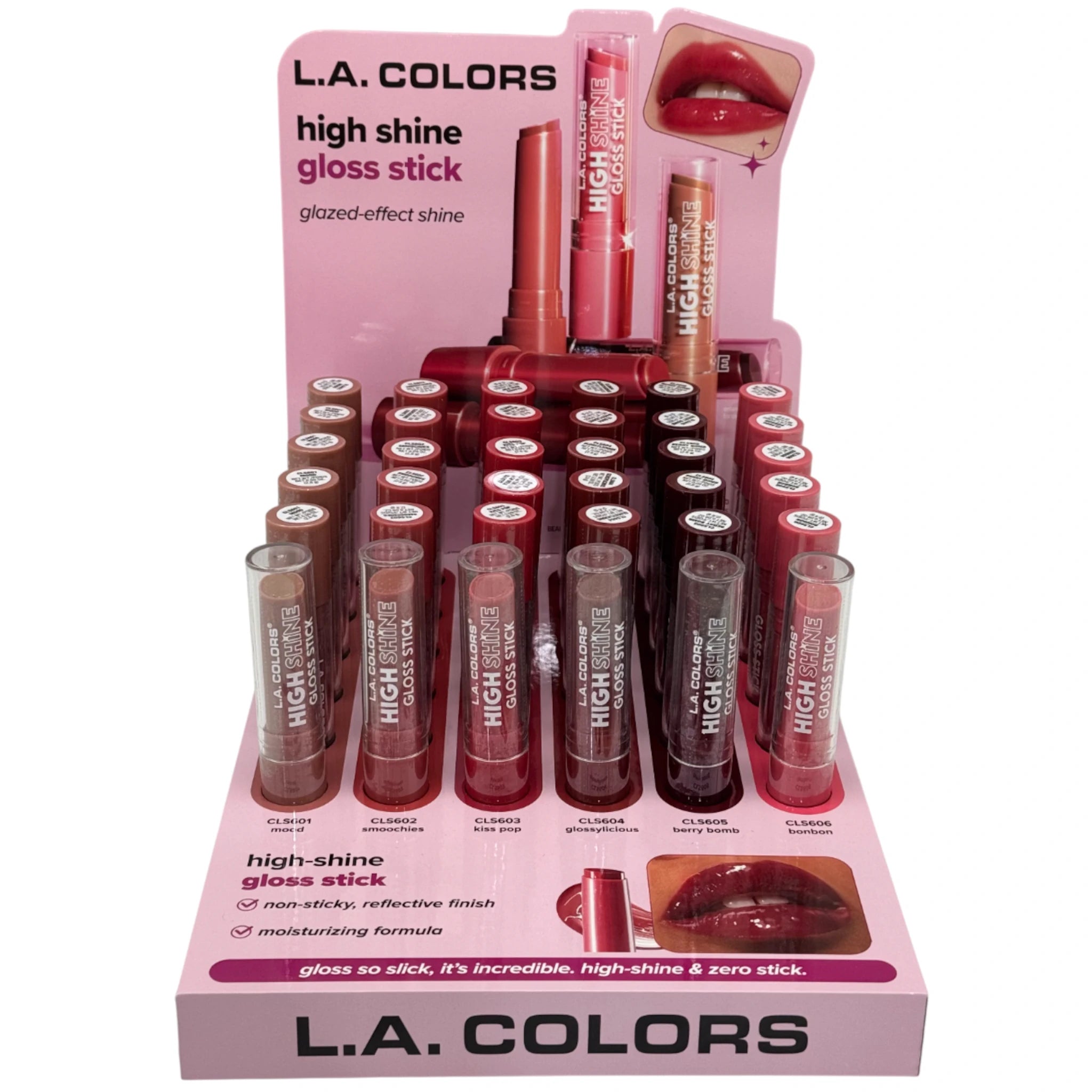 Brillo Labial en Barra High Shine LA Colors | Cosméticos al por Mayor