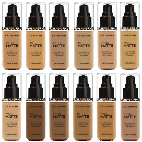 Base Truly Matte L.A. Colors - Venta al por Mayor Display 177 Unidades (CAD93.1)