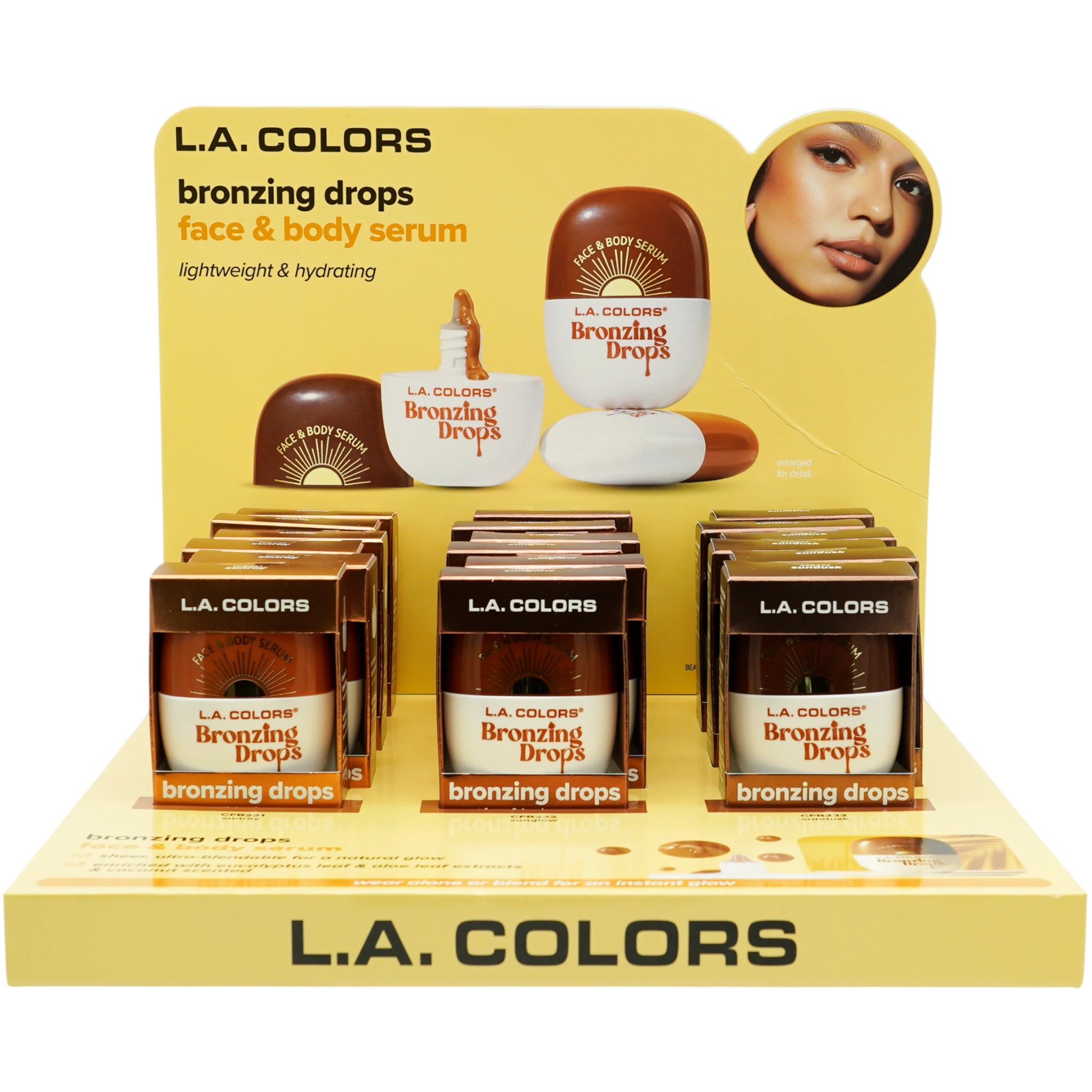 Bronceador para Rostro y Cuerpo L.A. Colors | Cosméticos al por Mayor