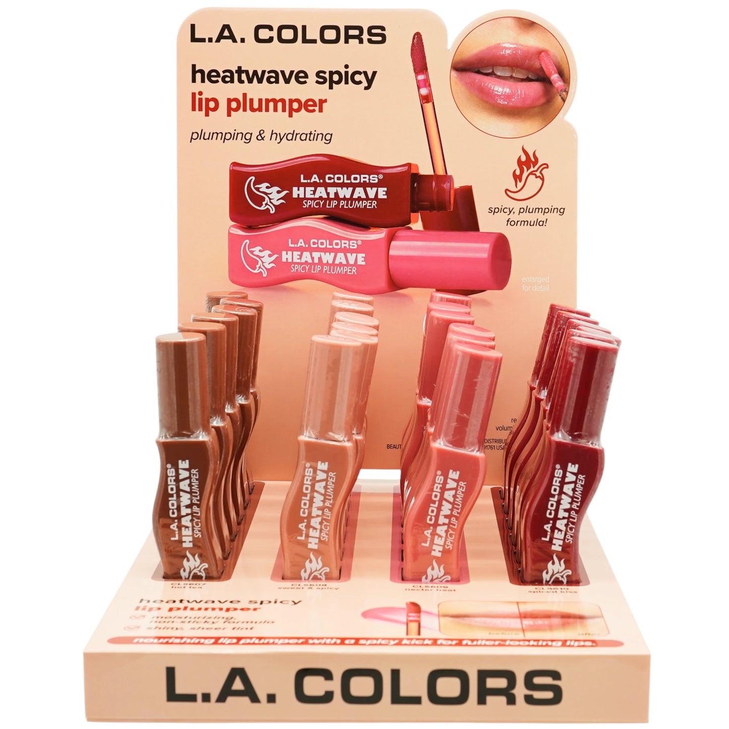 Brillo Voluminizador Heatwave Spicy L.A. Colors | Cosméticos al por Mayor