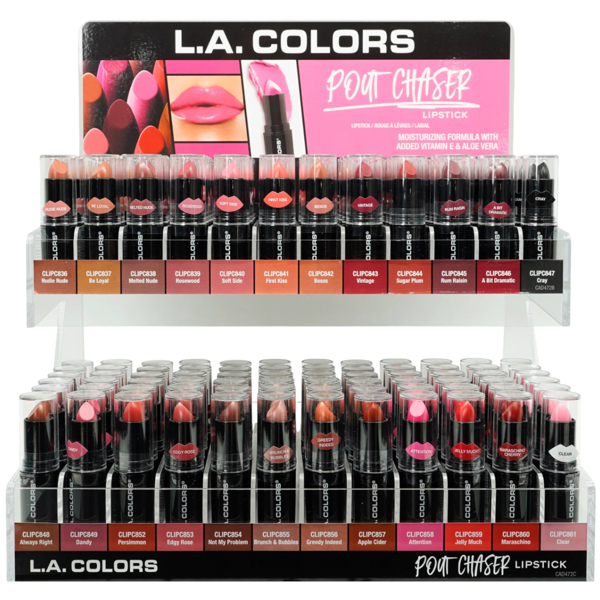 Lápiz Labial Pout Chaser - L.A. Colors | Cosméticos al por Mayor