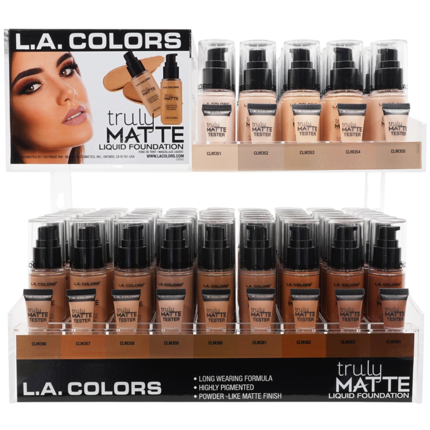 Base Truly Matte - L.A. Colors | Cosméticos al por Mayor