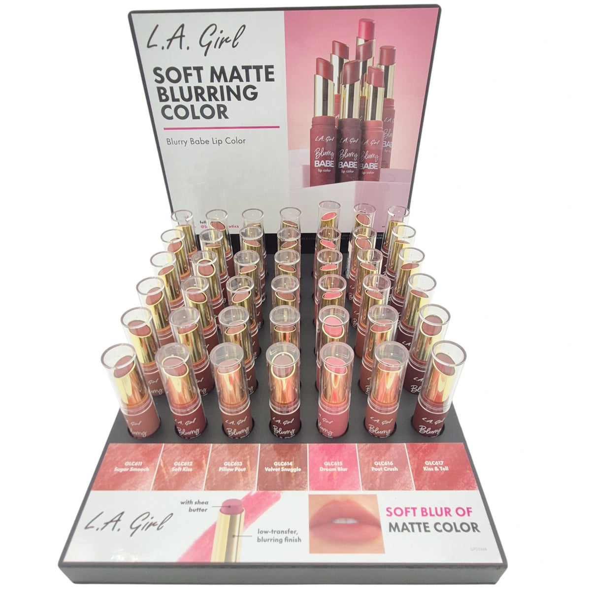 Lápiz Labial Matte Blurring Color L.A. Girl  | Cosméticos al por Mayor