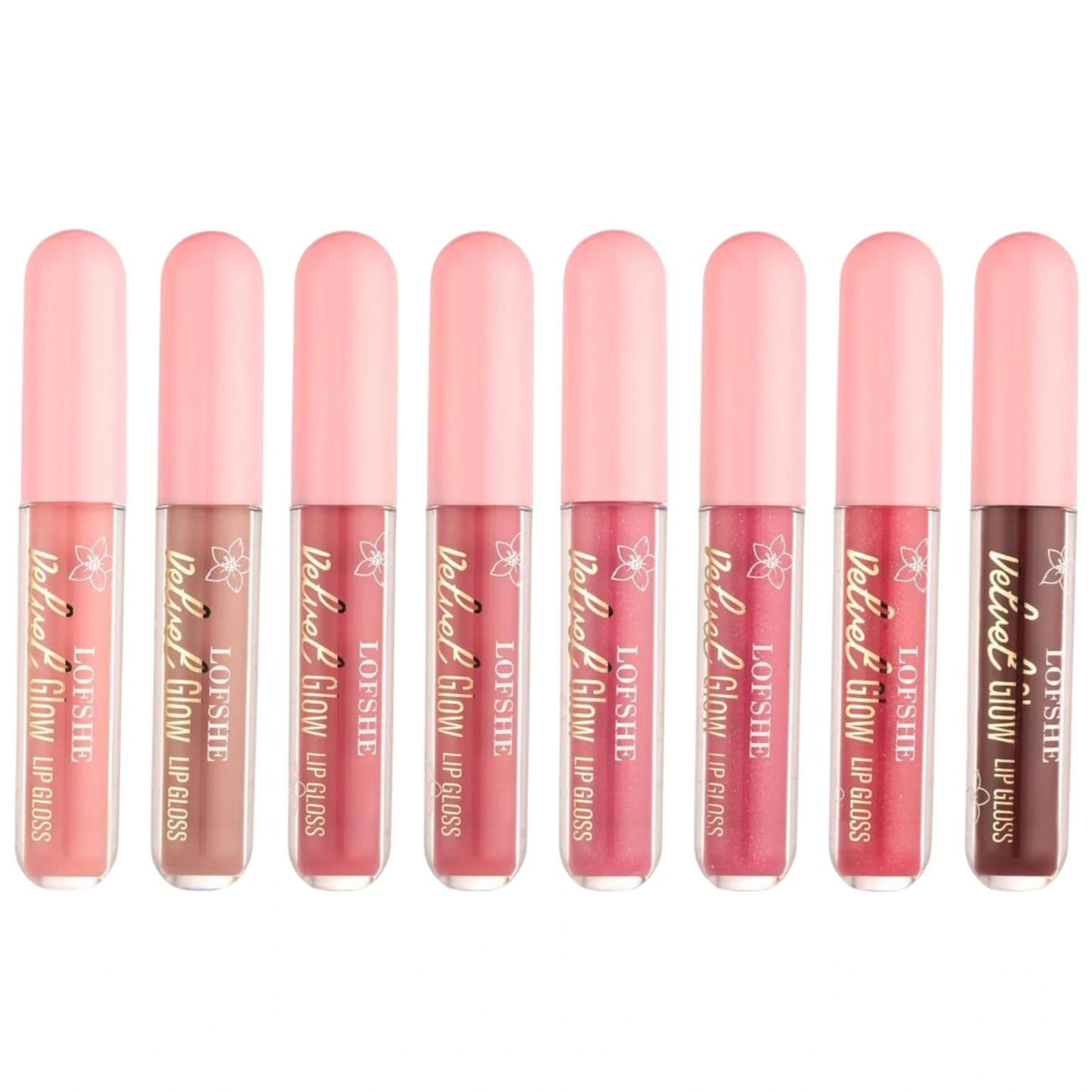 Brillo Labial Velvet Glow - Lofshe | Cosméticos al por Mayor