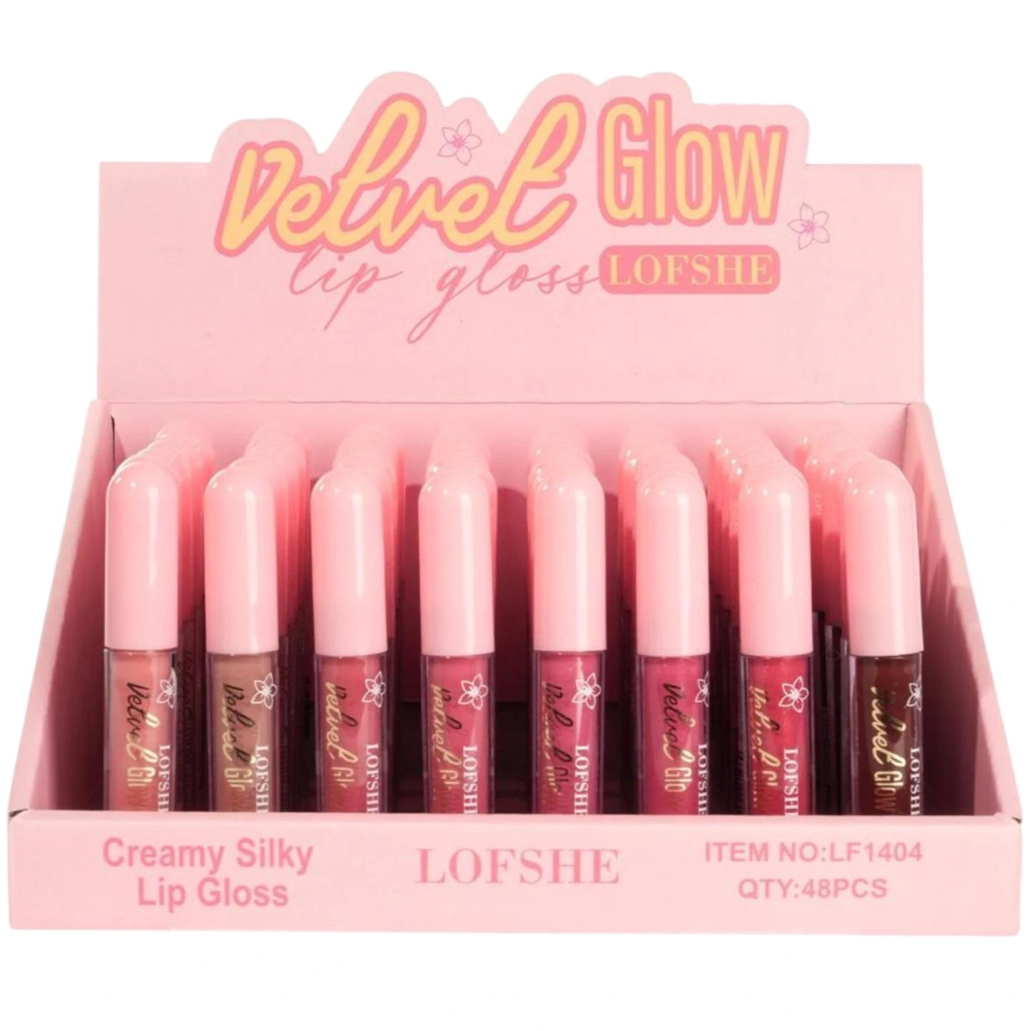Brillo Labial Velvet Glow - Lofshe | Cosméticos al por Mayor