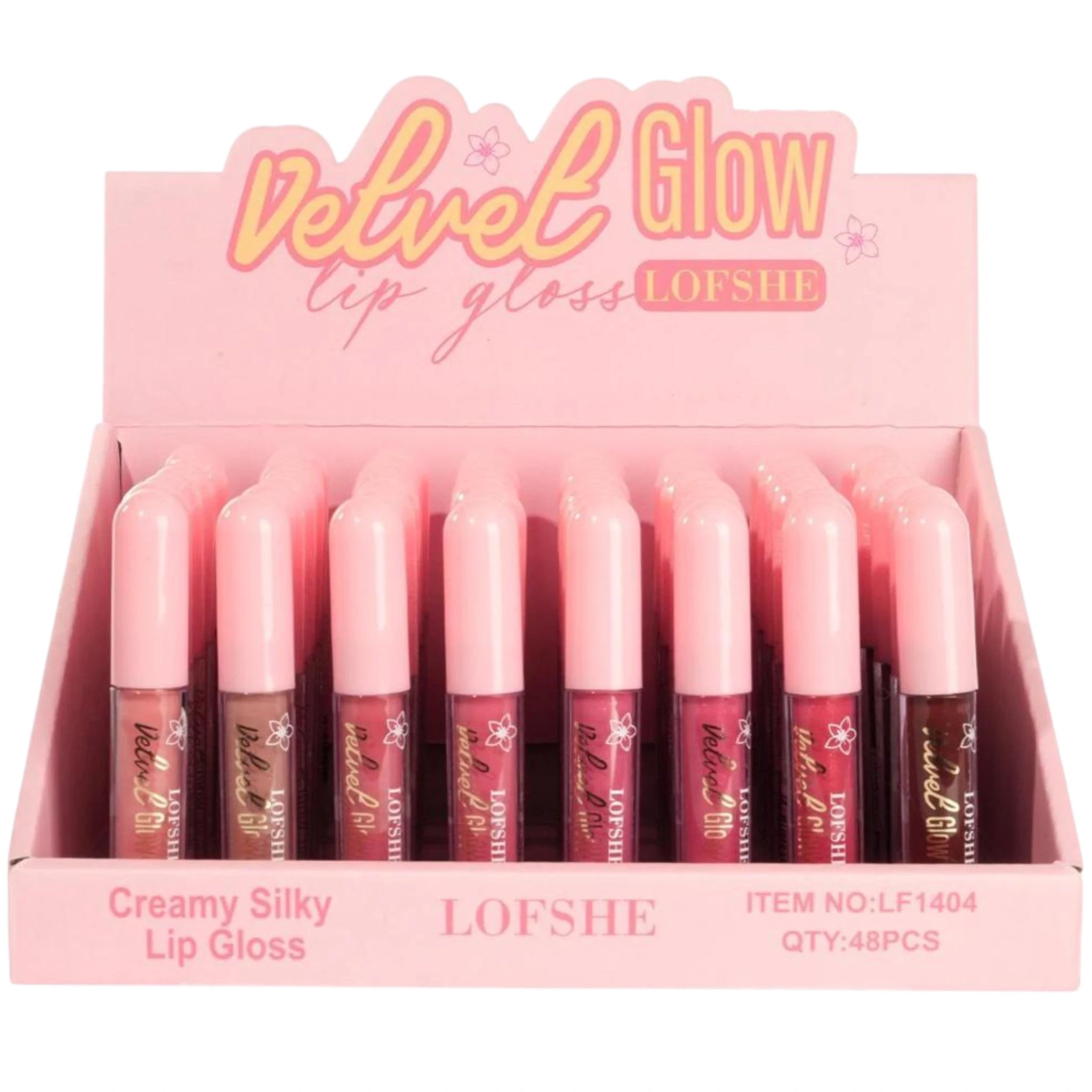 Brillo Labial Velvet Glow - Lofshe | Cosméticos al por Mayor