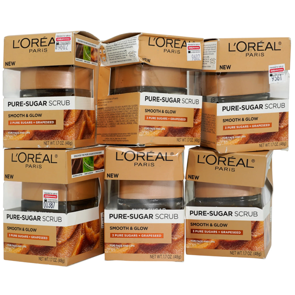 Exfoliante de Azúcar Semillas de Uva Loreal | Cosméticos al por Mayor