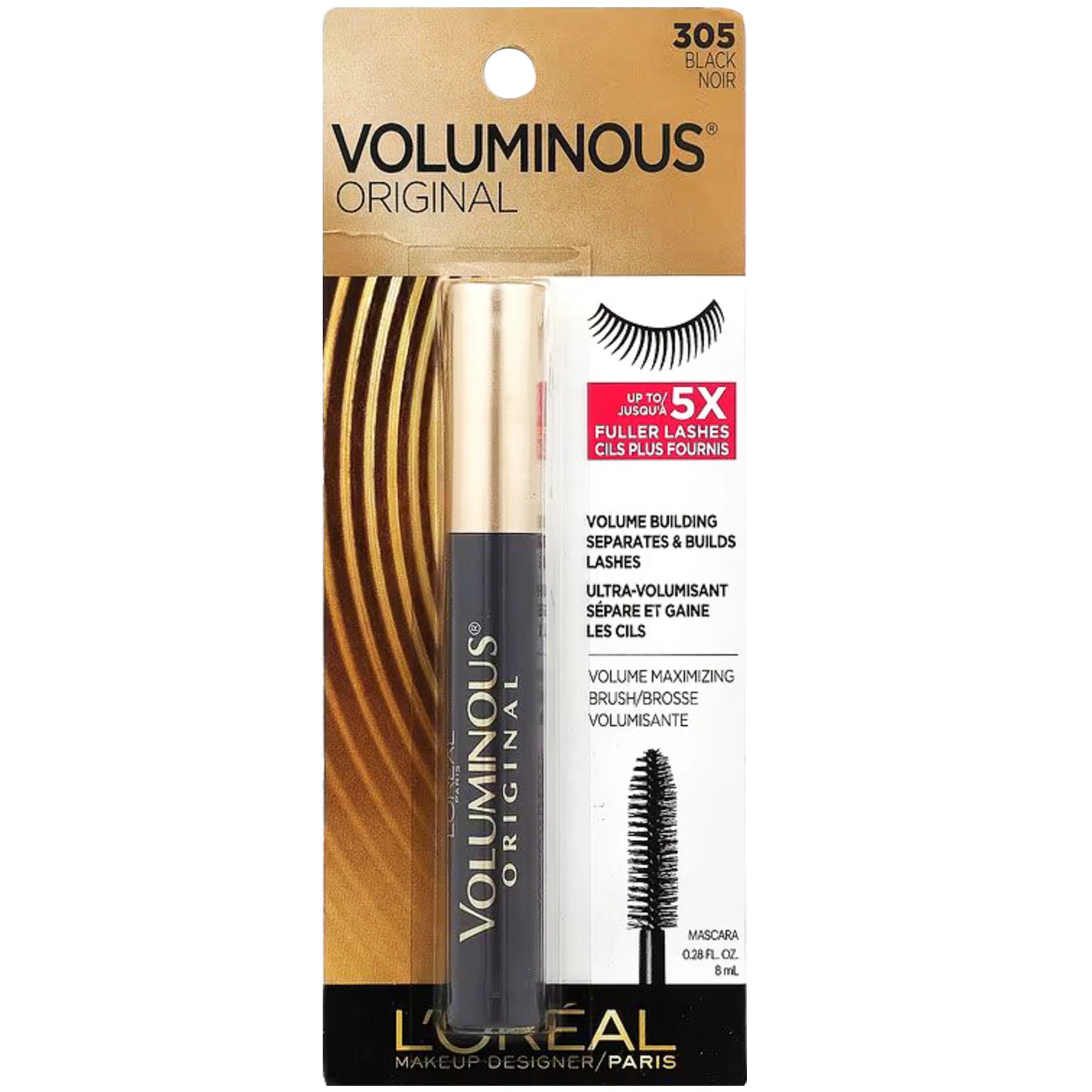 Máscara de Pestañas Voluminous 305 Loreal | Cosméticos al por Mayor