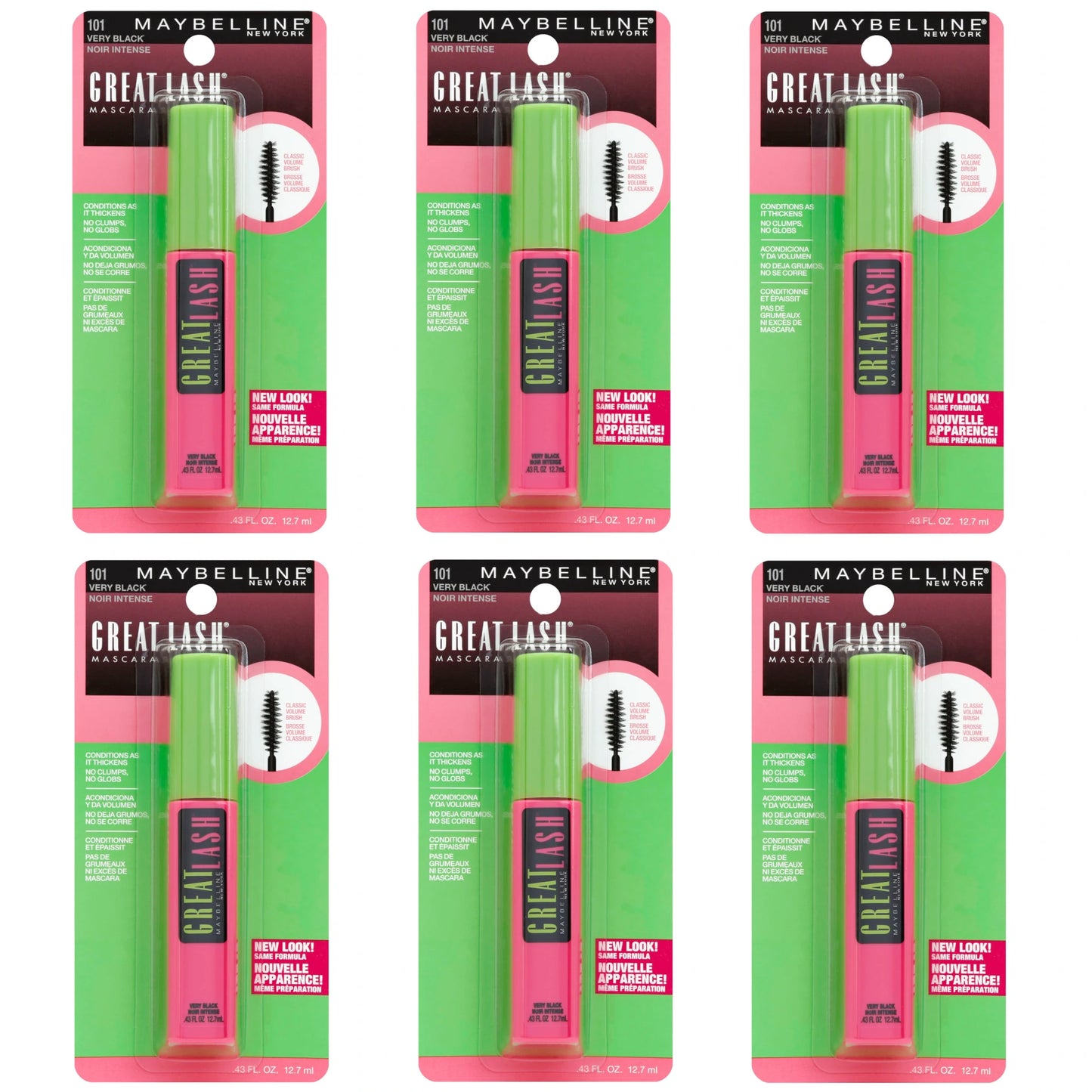 Máscara de Pestañas Great Lash #101 Maybelline | Cosméticos al por Mayor