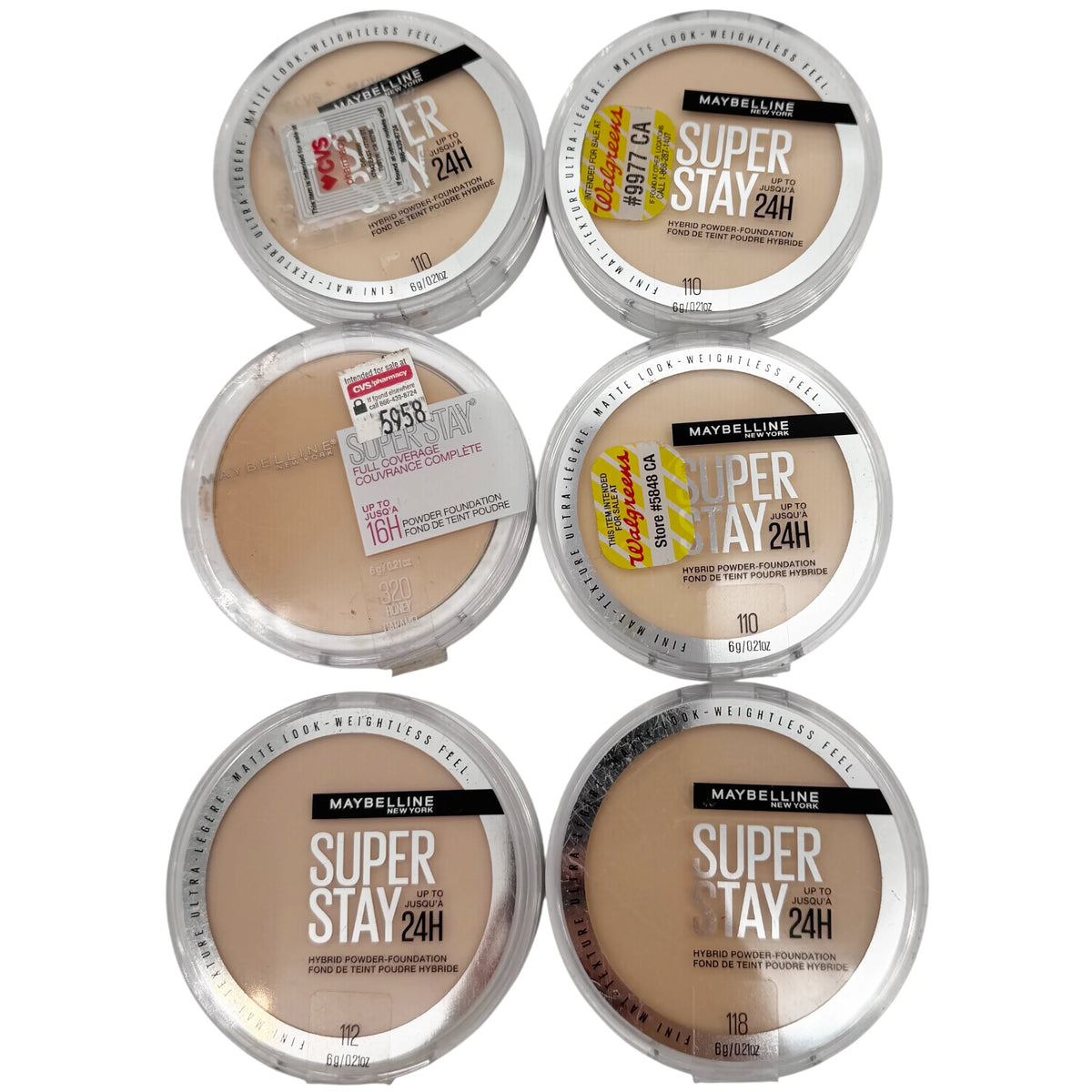 Base de Maquillaje en Polvo Compacto Maybelline | Cosméticos al por Mayor
