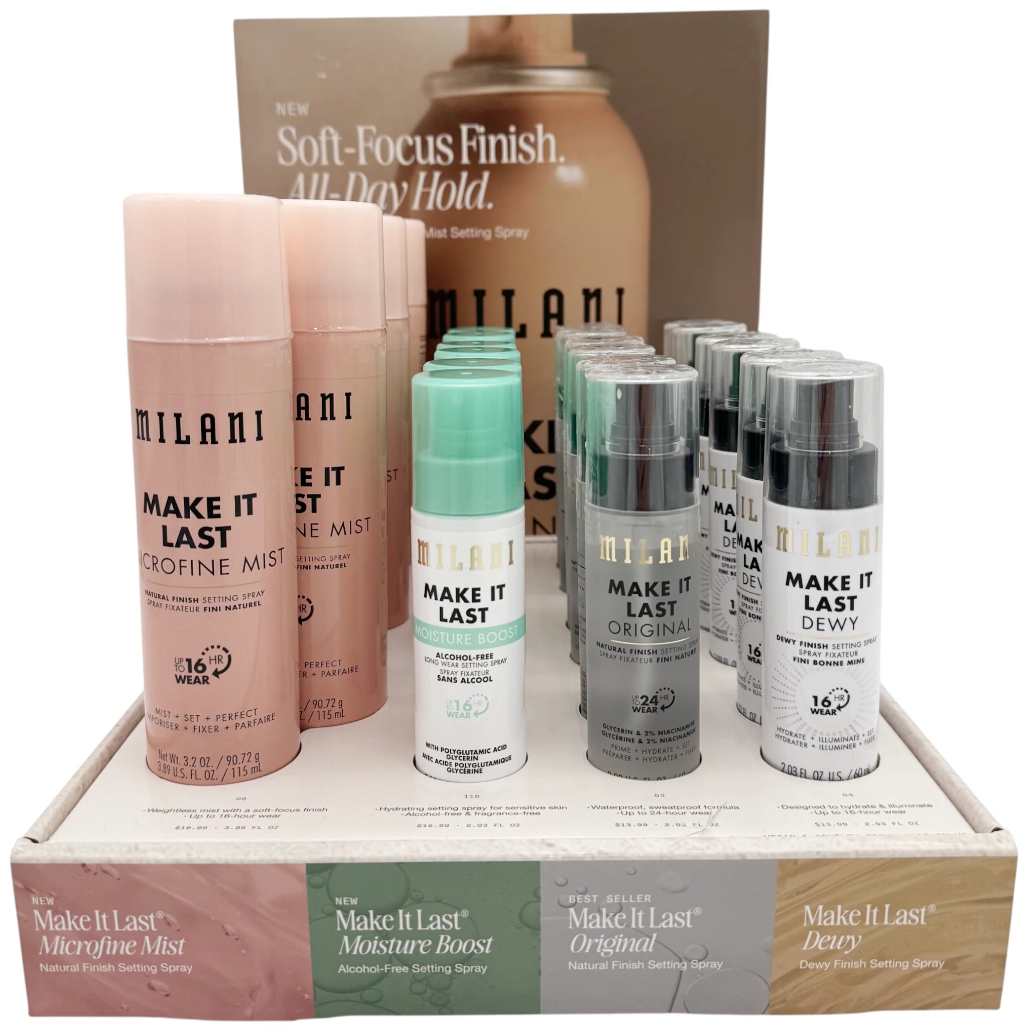 Make It Last Mist Setting Spray - Milani | Cosméticos al por Mayor