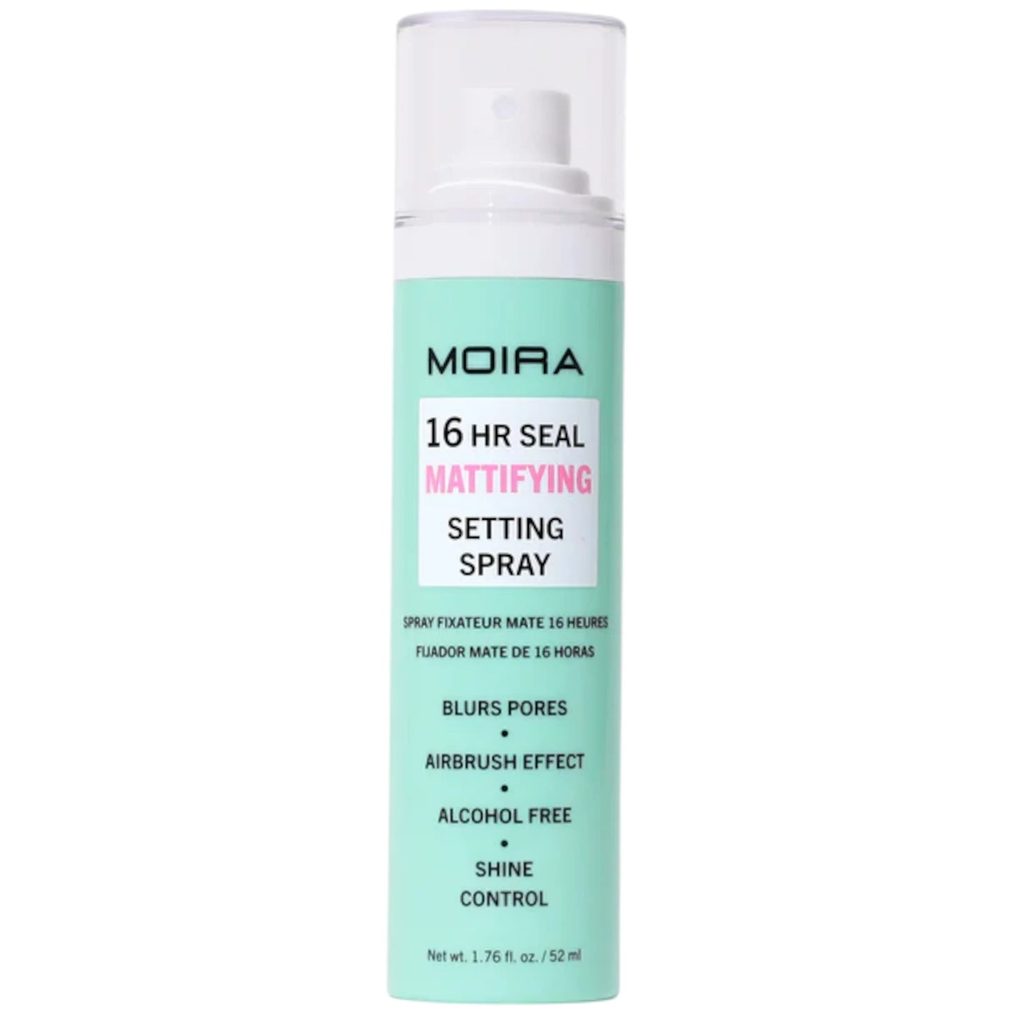 Spray Fijador 16hr Seal - Moira Beauty | Cosméticos al por Mayor