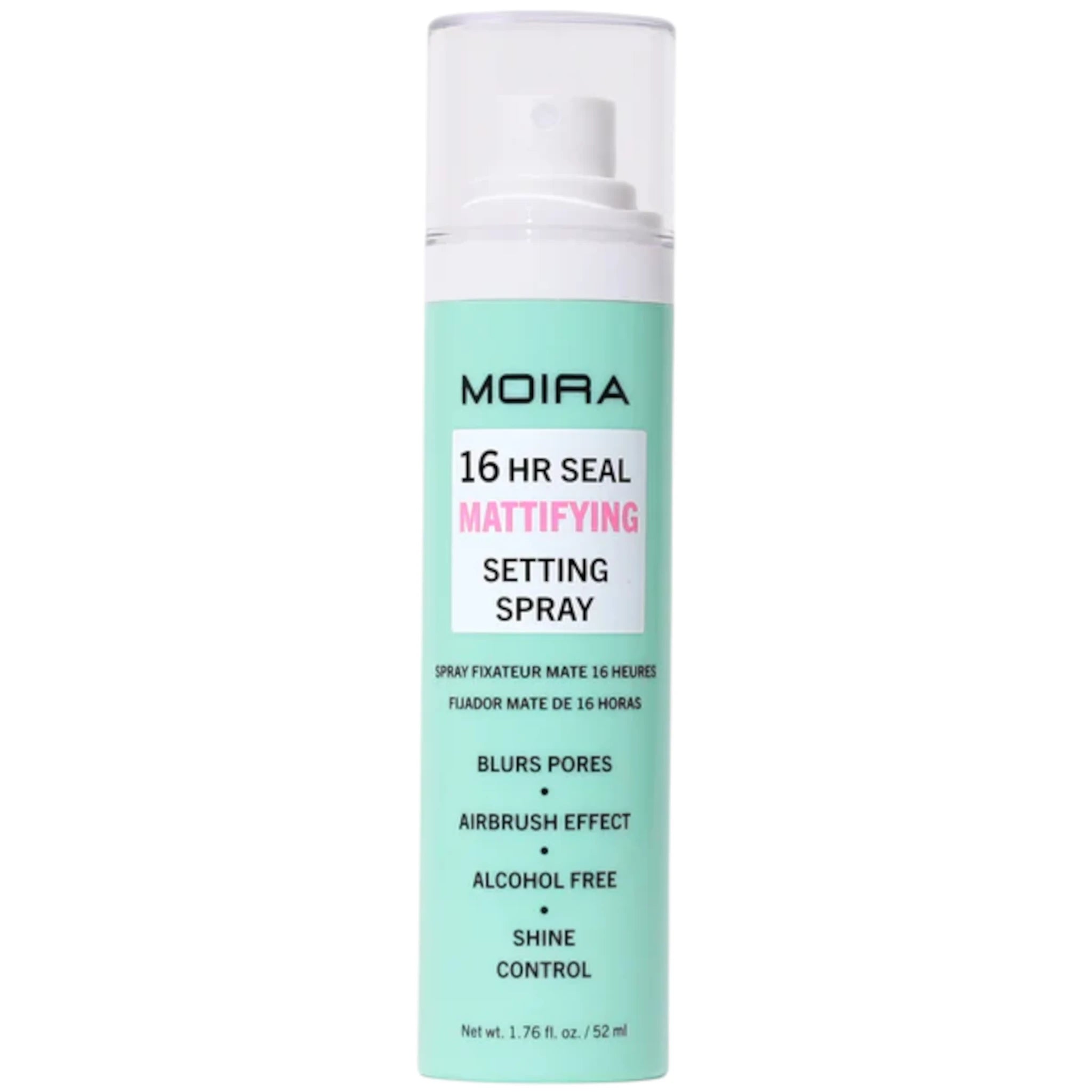 Spray Fijador 16hr Seal - Moira Beauty | Cosméticos al por Mayor