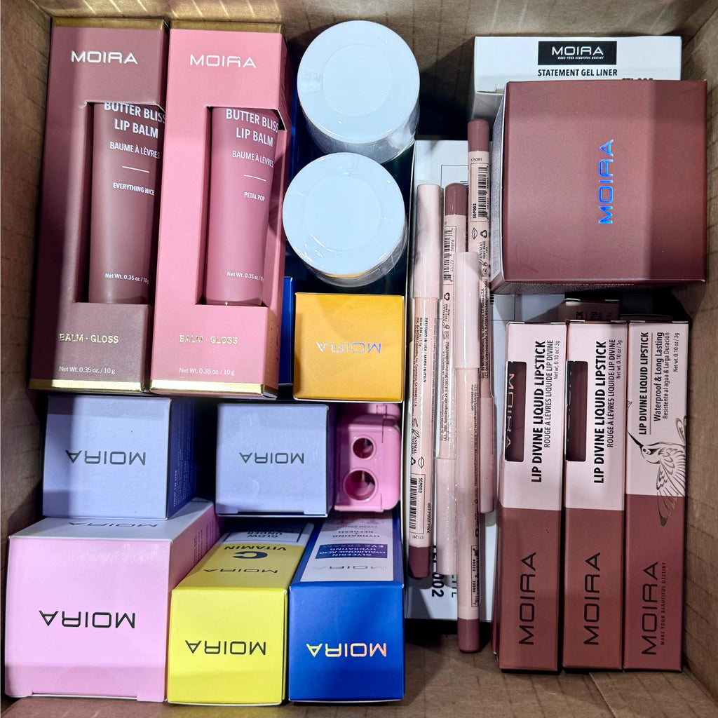 Caja Mixta Surtida Moira Beauty | Cosméticos al por Mayor