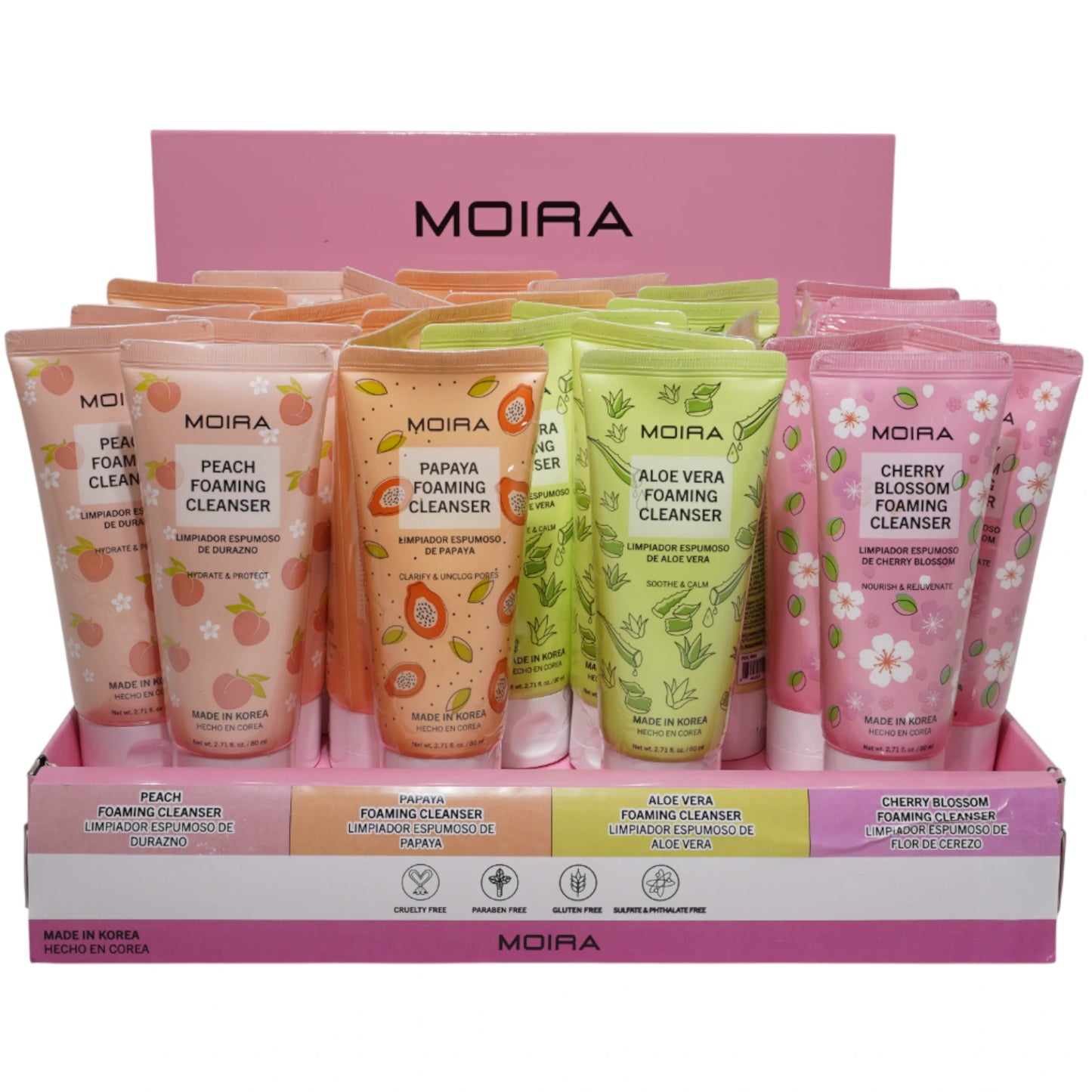 Limpiadores Faciales - Moira Beauty | Cosméticos al por Mayor