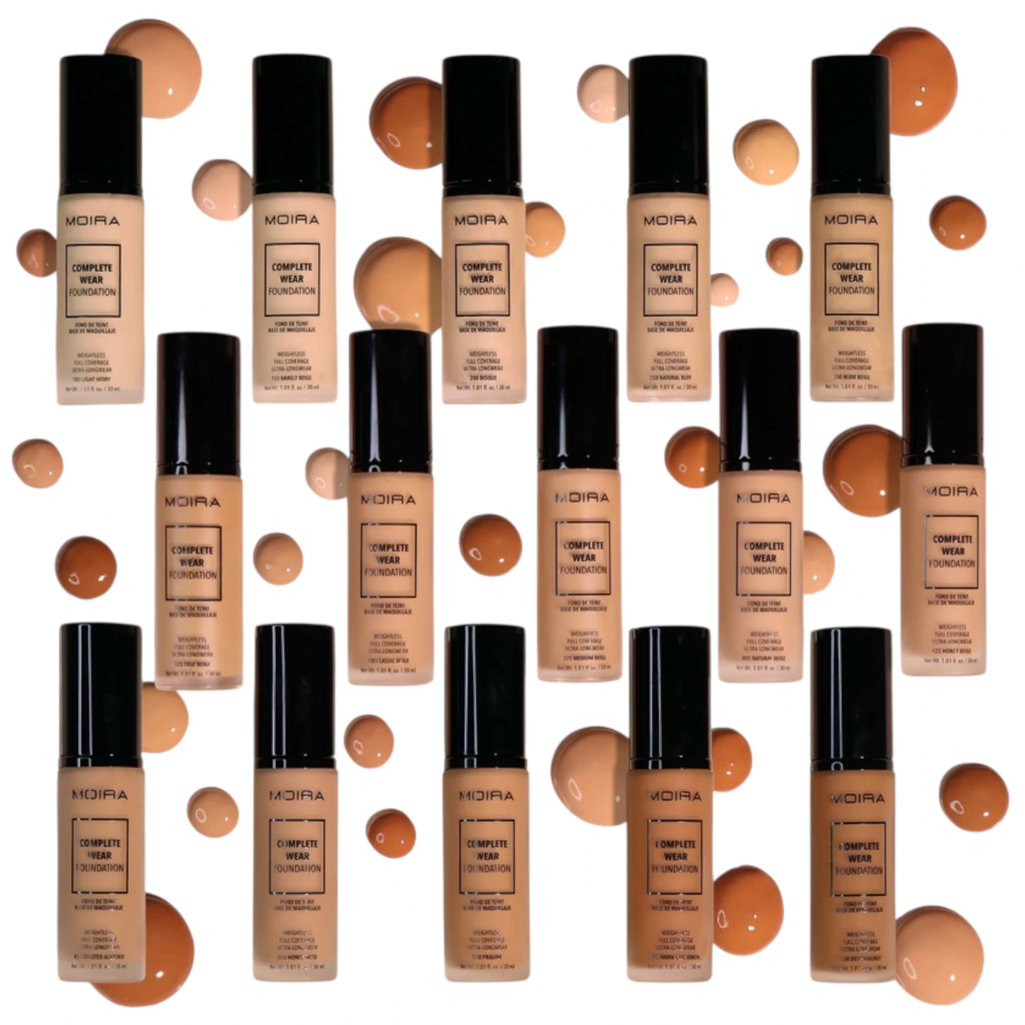 Base de Maquillaje Complete Moira Beauty | Cosméticos al por Mayor