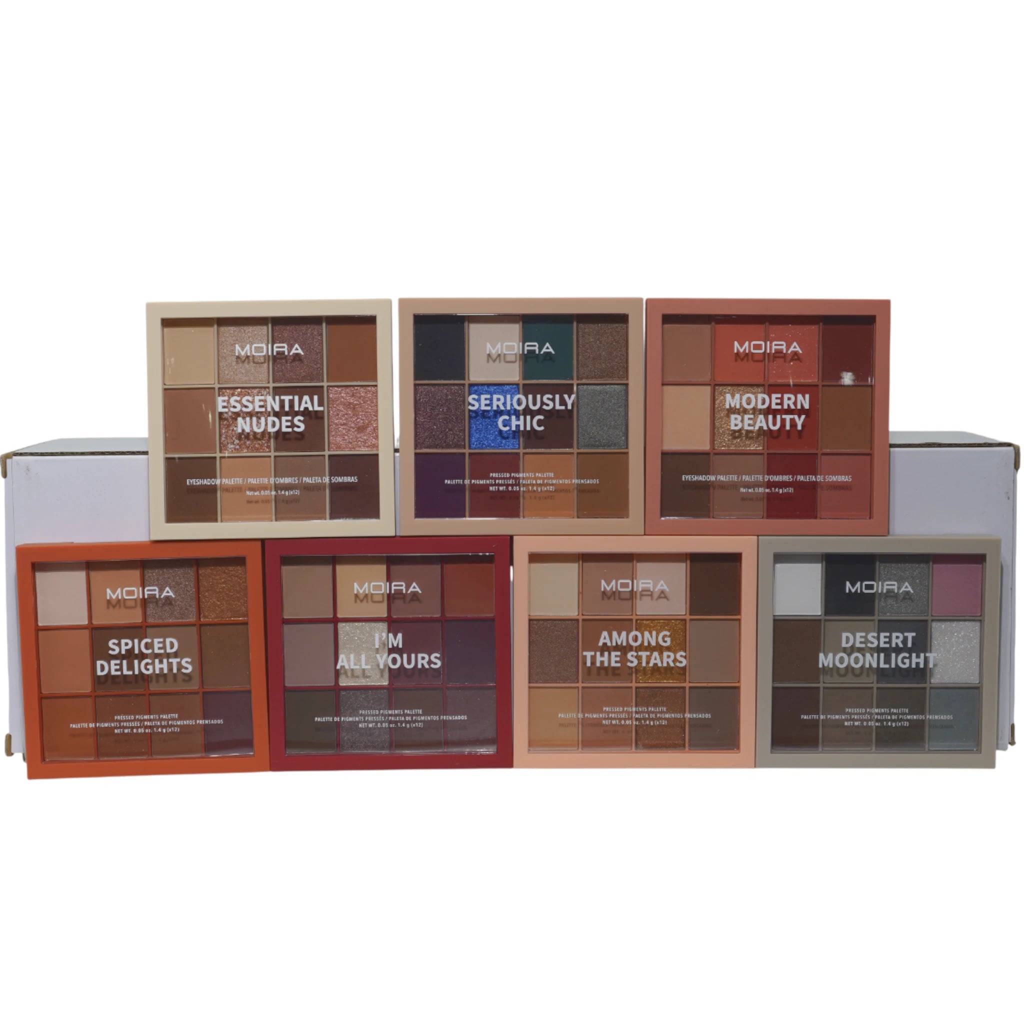 Display de Paletas de Sombras Essential | Cosméticos al por Mayor