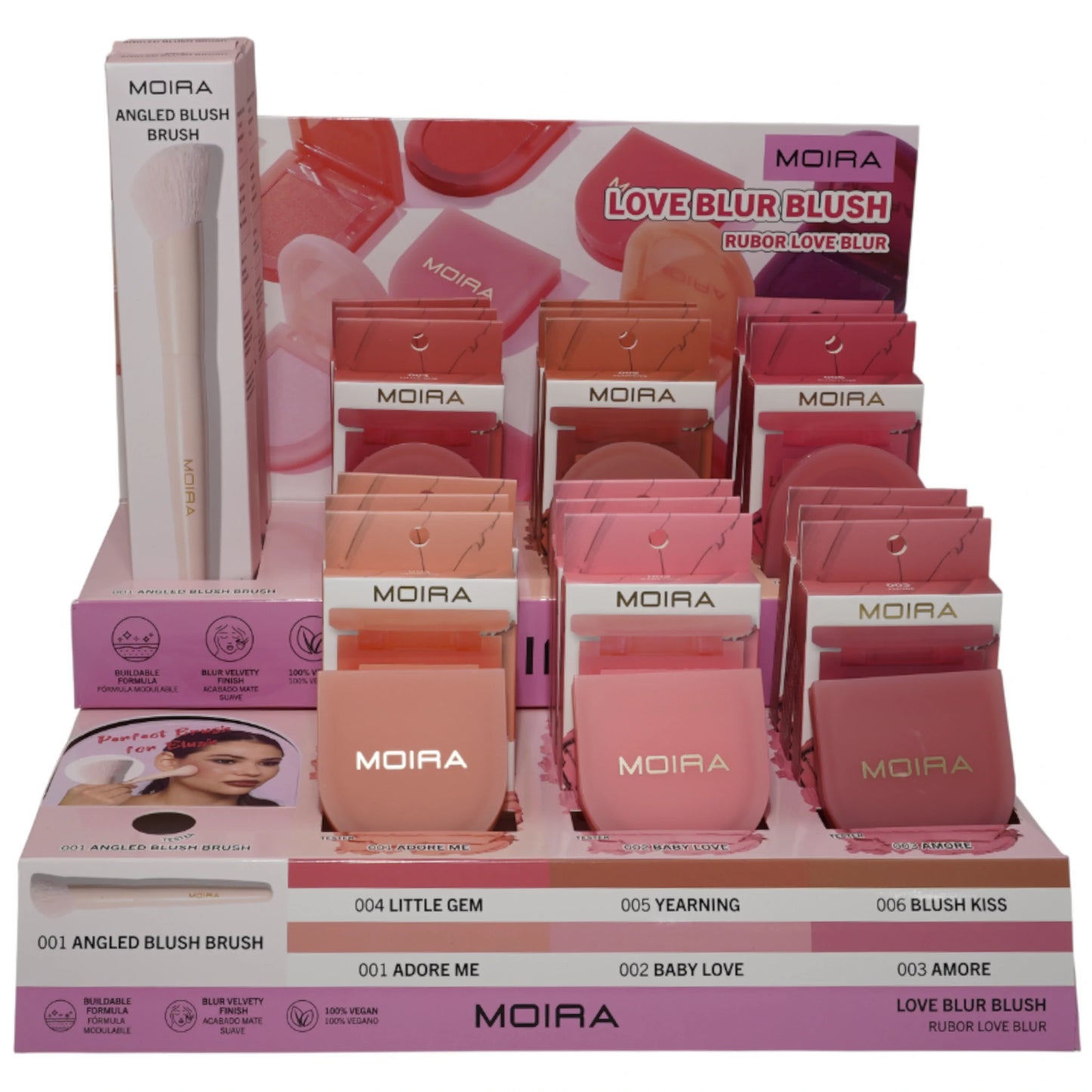 Rubor Love Blur - Moira Beauty | Cosméticos al por Mayor