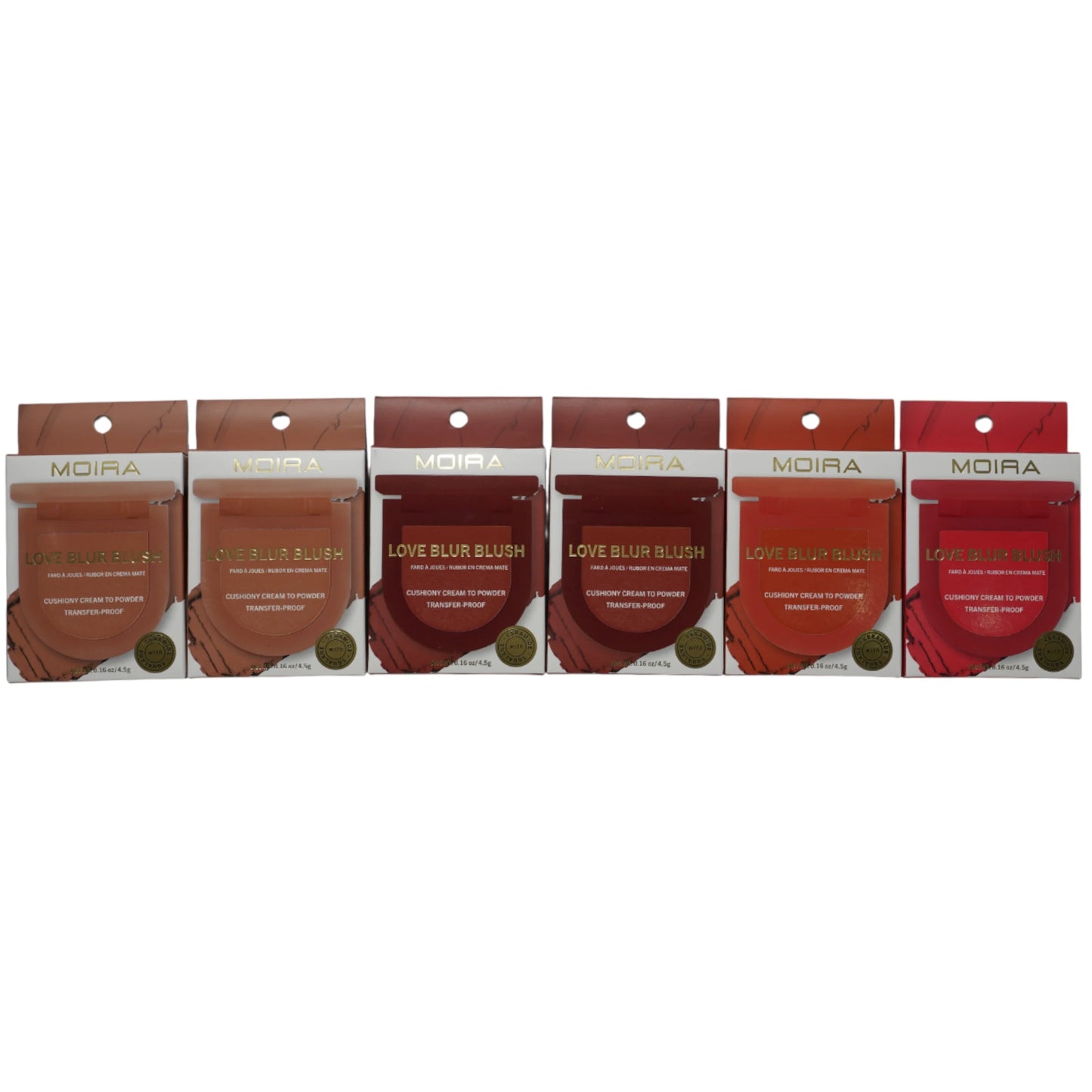 Rubor Love Blur Surtido - Moira Beauty | Cosméticos al por Mayor